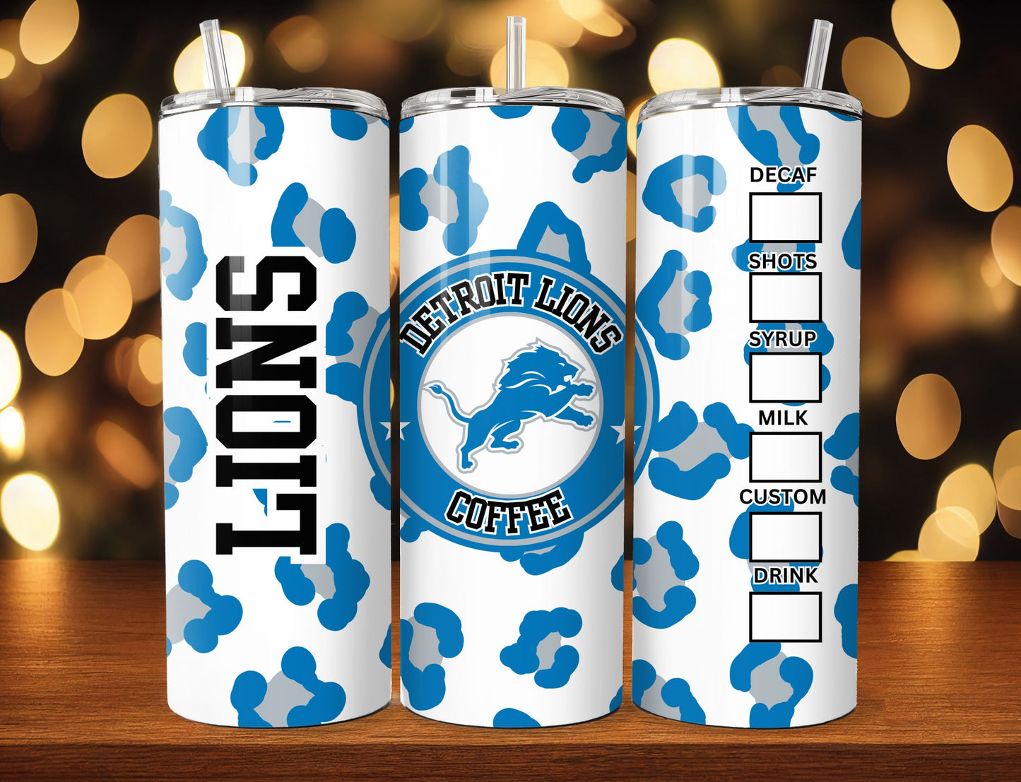 Football 20oz Sublimation Tumbler Image