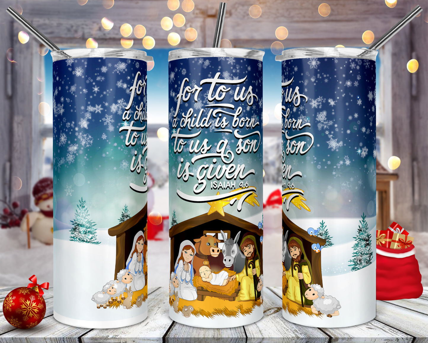 50+ Christmas Sublimation 20oz Images Bundle