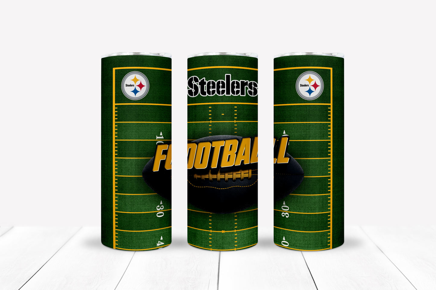 Football 20oz Sublimation Tumbler Image