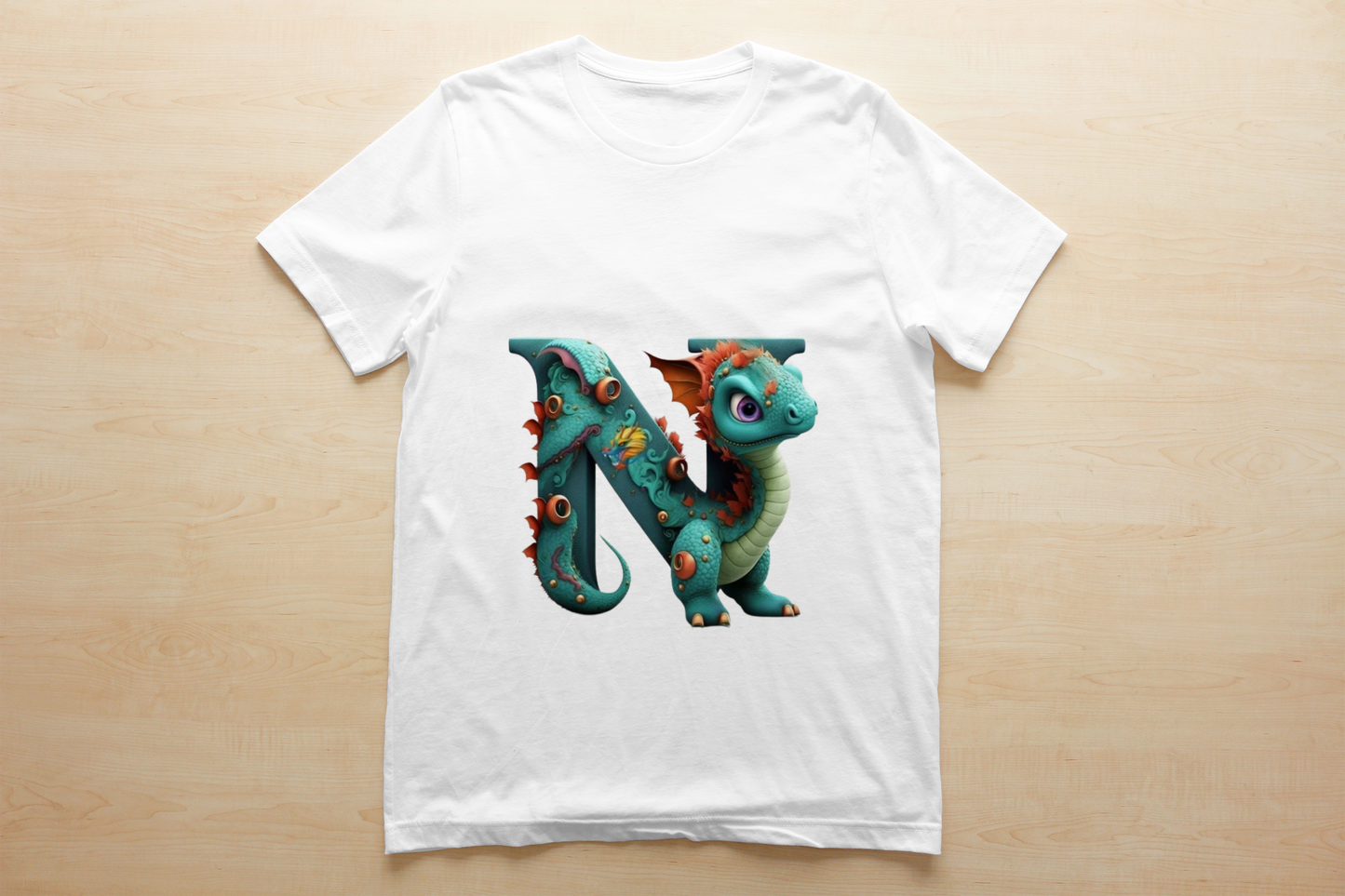 Kids ABC Dragon Images Sublimation/DTF T-Shirt Bundle