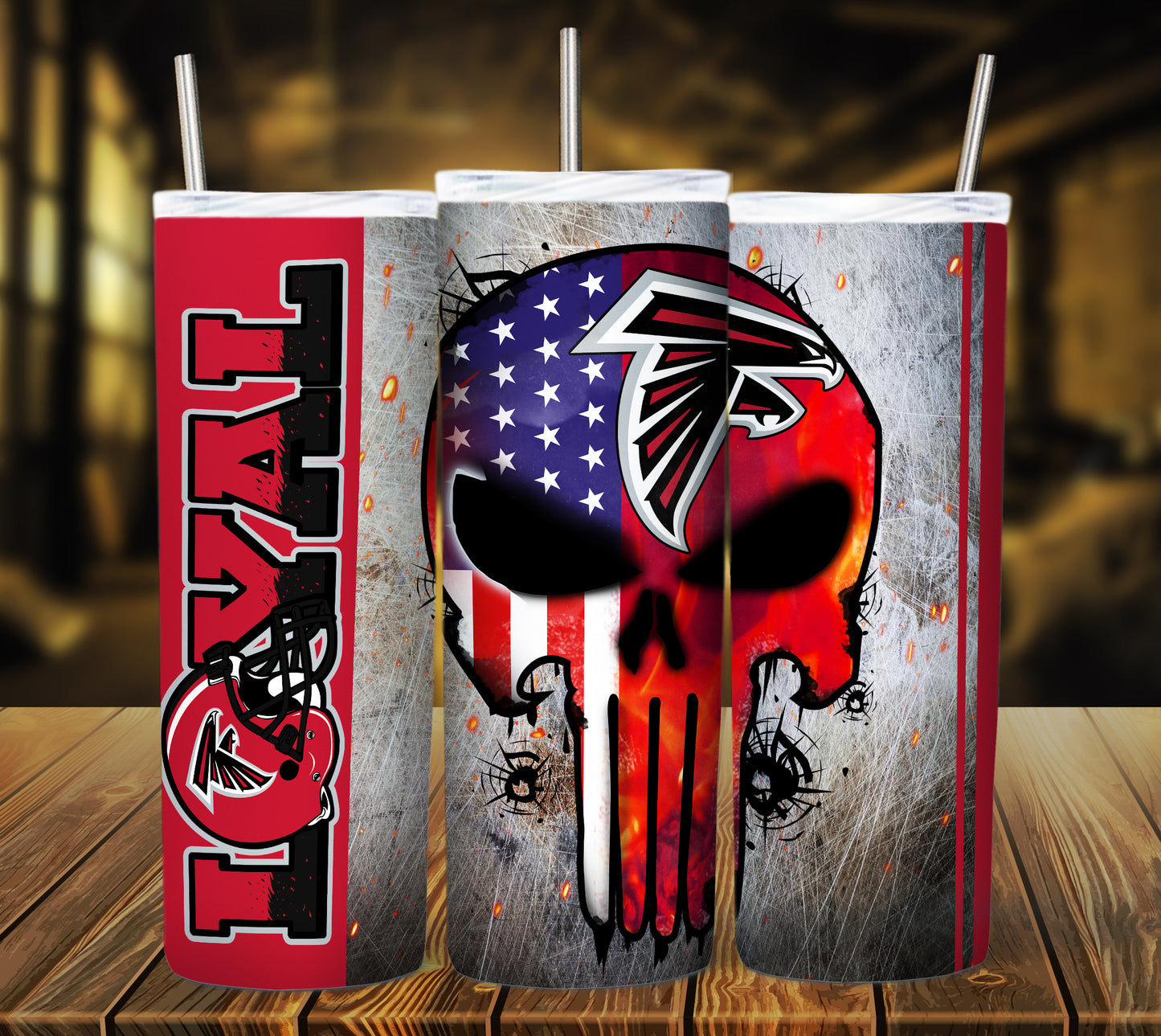 Football 20oz Sublimation Tumbler Image