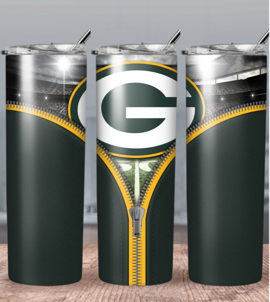 Football 20oz Sublimation Tumbler Image