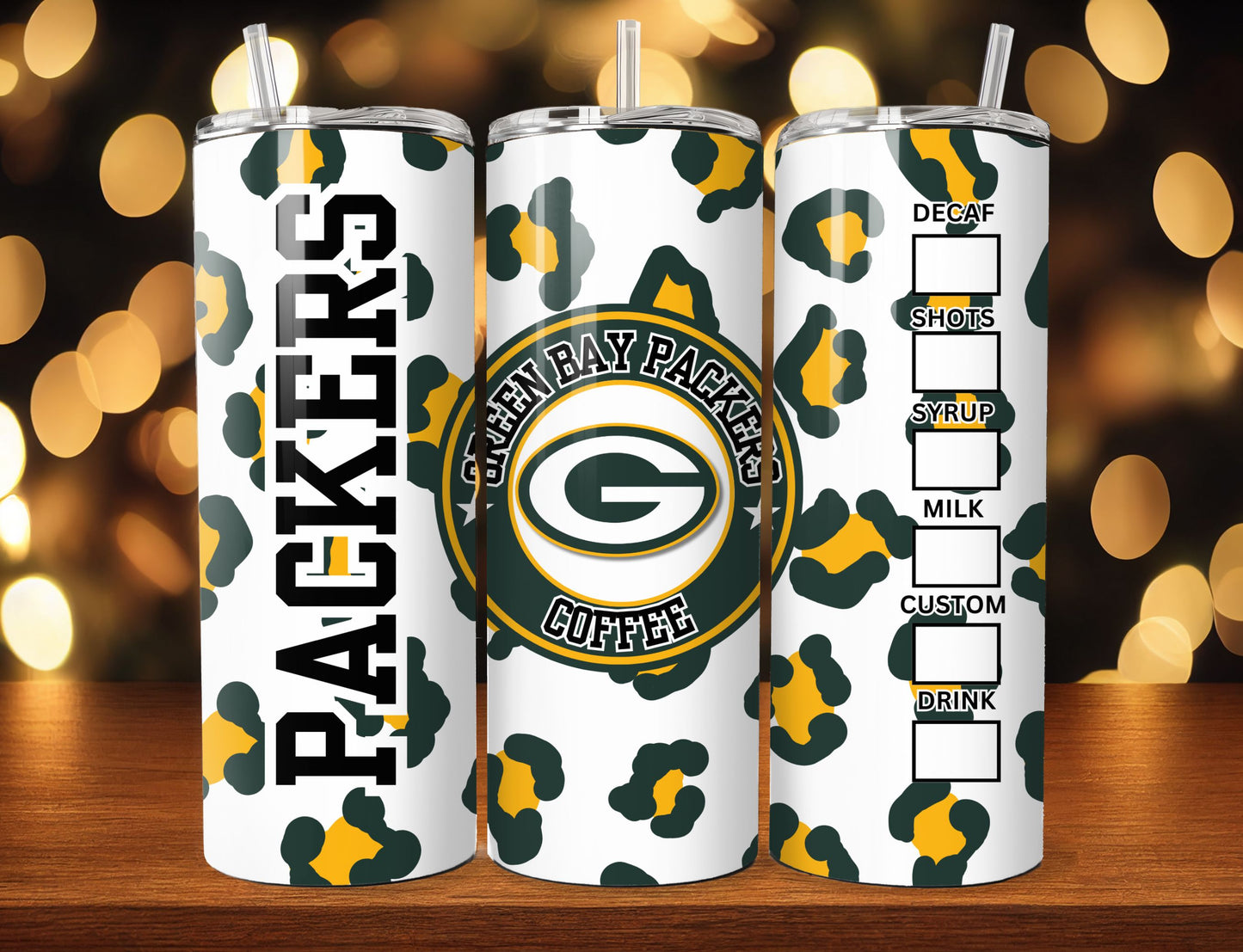 Football 20oz Sublimation Tumbler Image