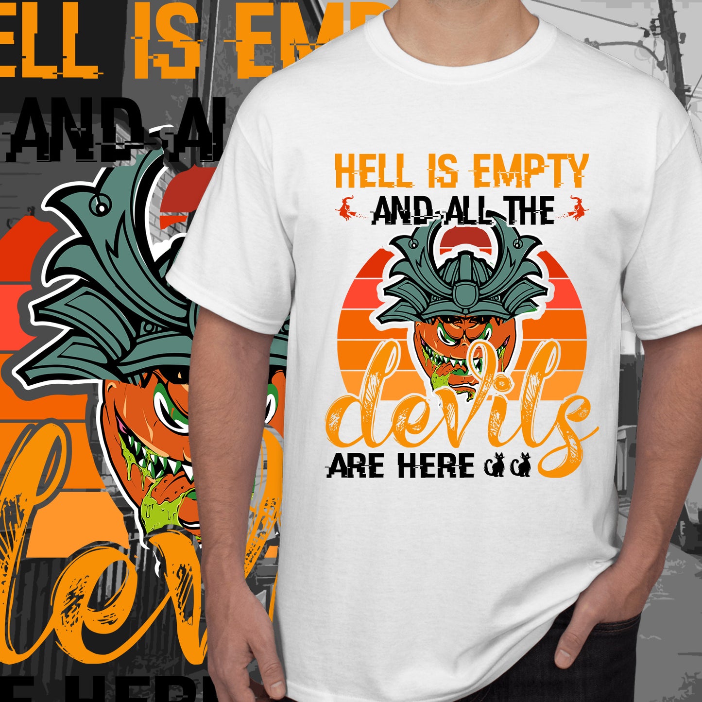 21 Halloween Sublimation T-Shirt Image Bundle