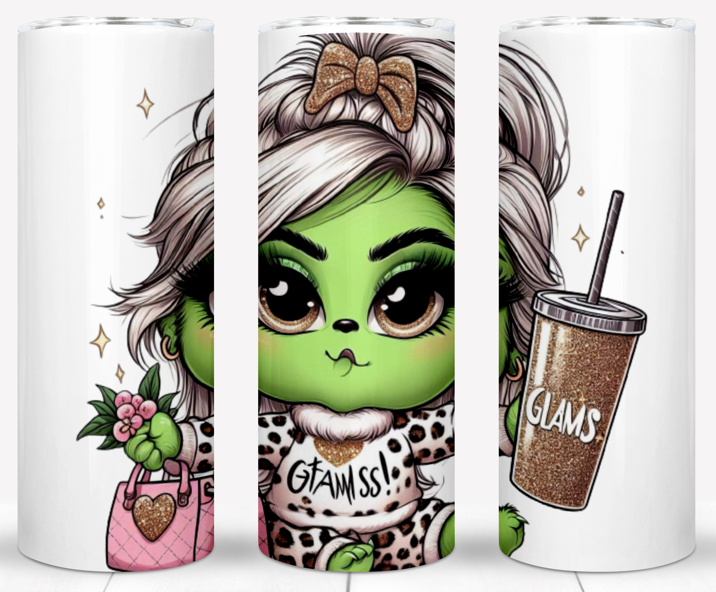 Christmas Baby Grinch Sublimation 20oz Tumbler Images Bundle