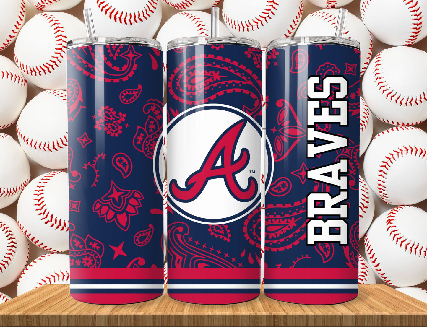 Baseball 20oz Sublimation Tumbler Image