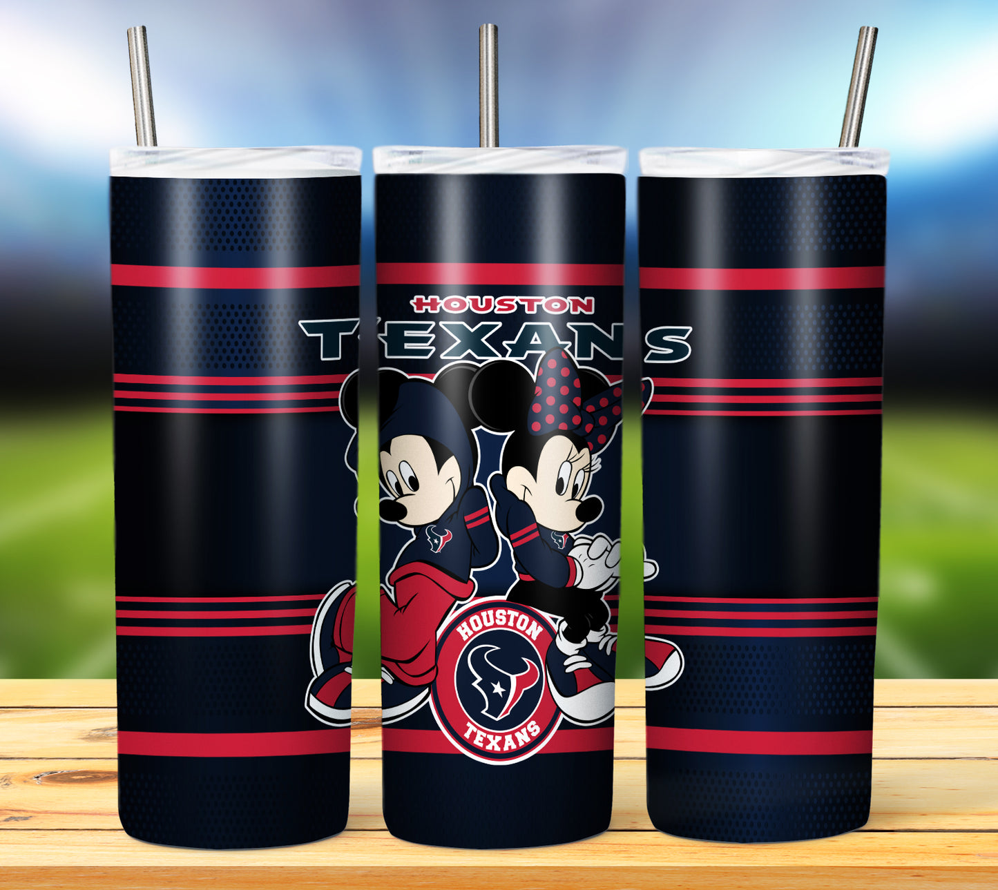 Football 20oz Sublimation Tumbler Image