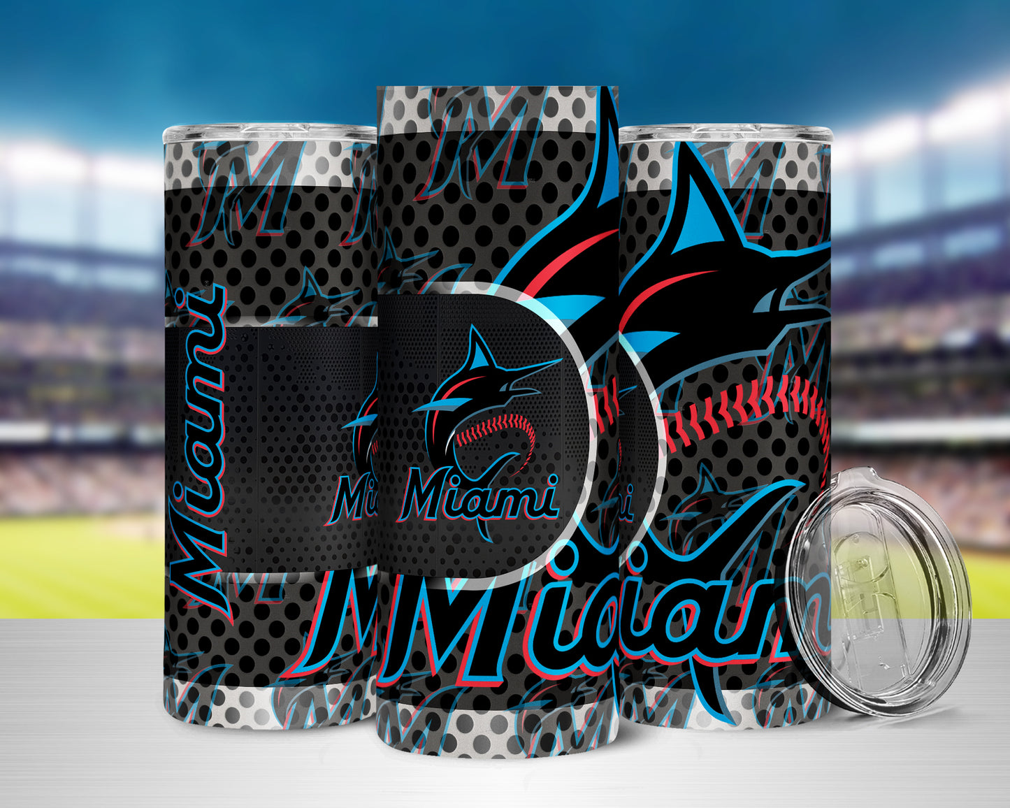 Baseball 20oz Sublimation Tumbler Image