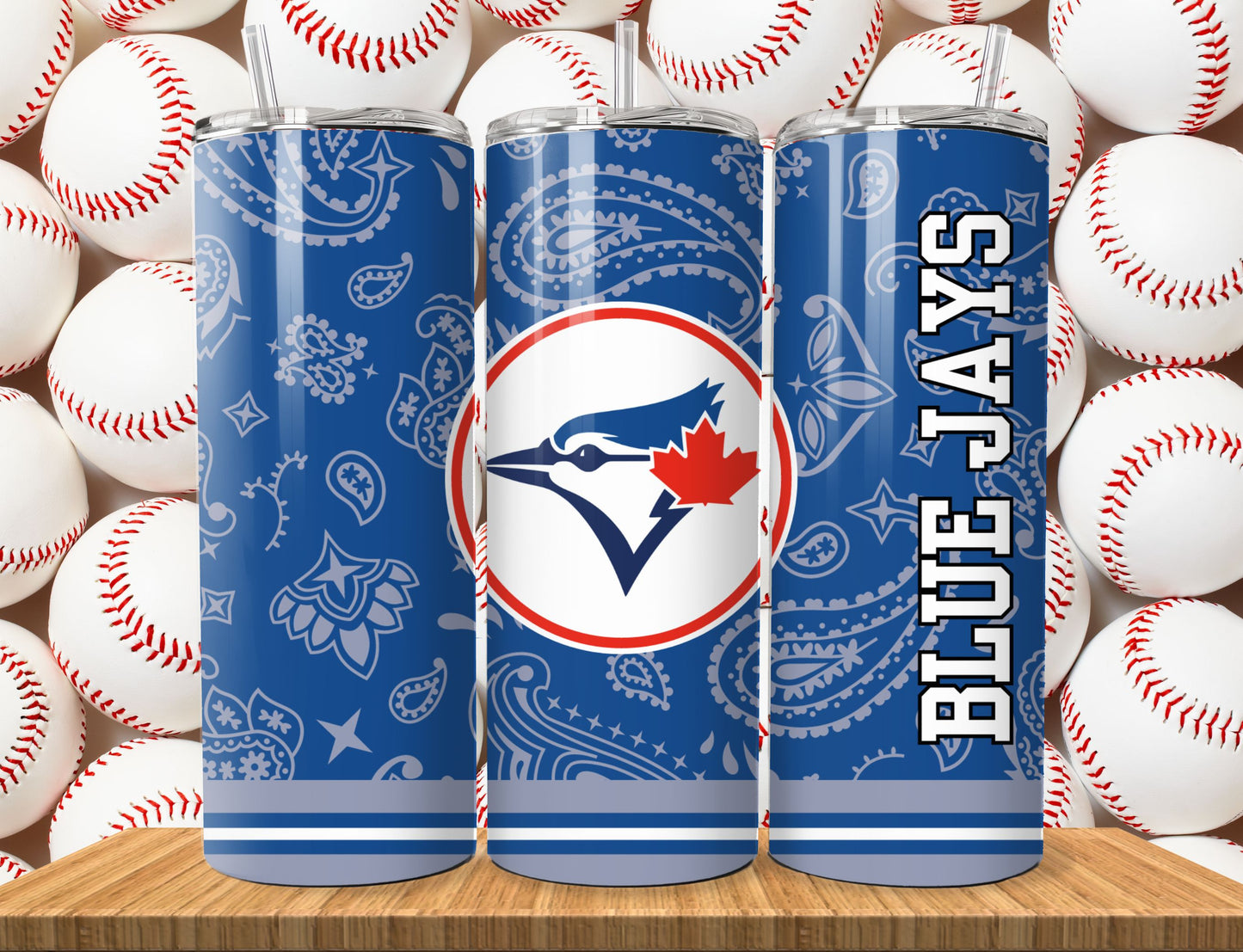 Baseball 20oz Sublimation Tumbler Image