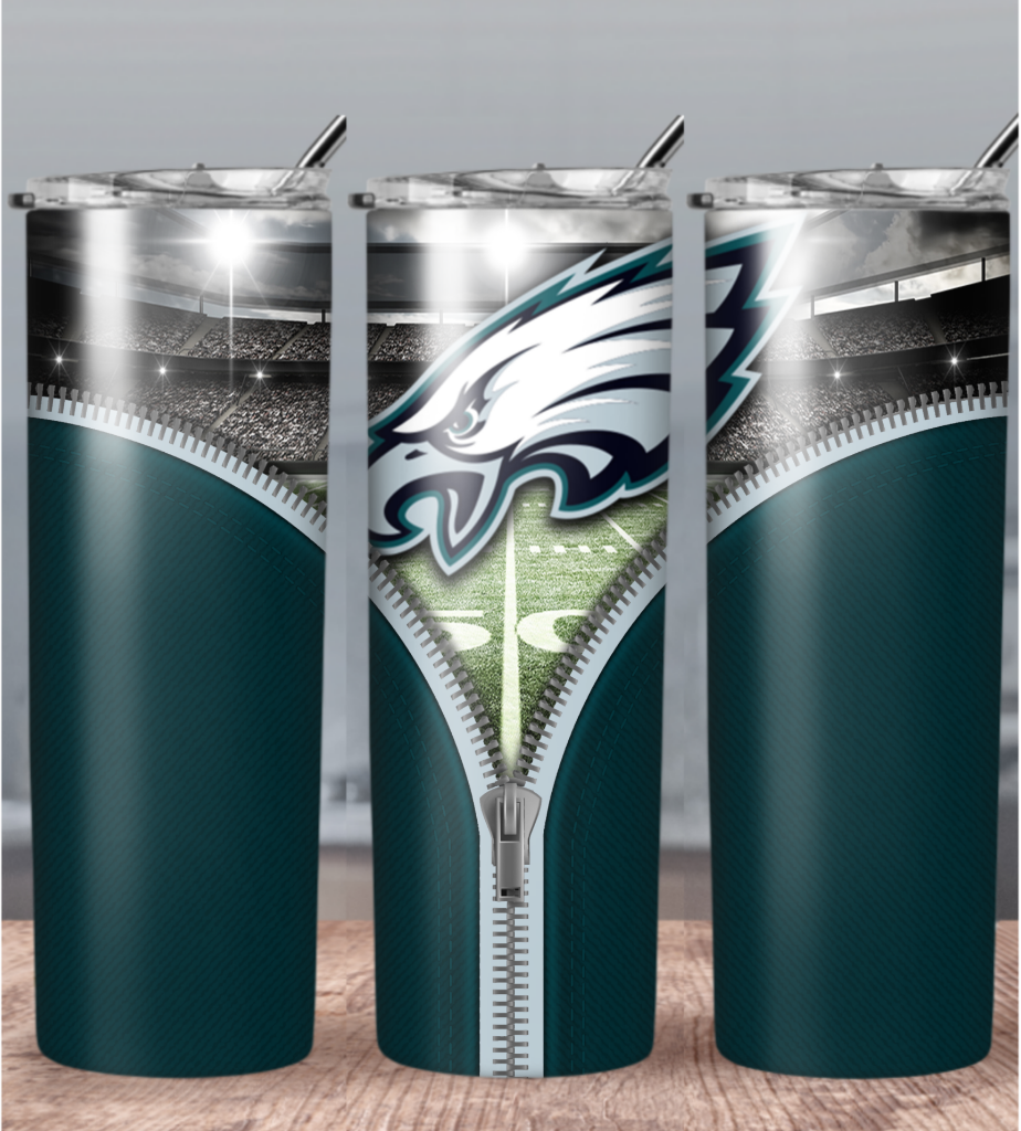 Football 20oz Sublimation Tumbler Image