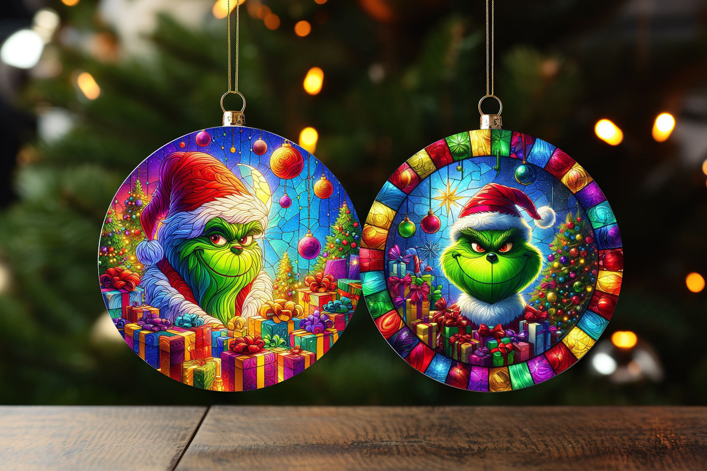 100+ Christmas Sublimation Ornament/Car Coaster Images Bundle