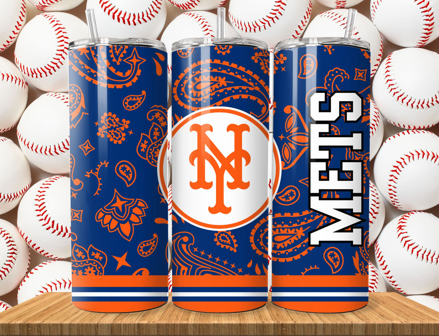 Baseball 20oz Sublimation Tumbler Image