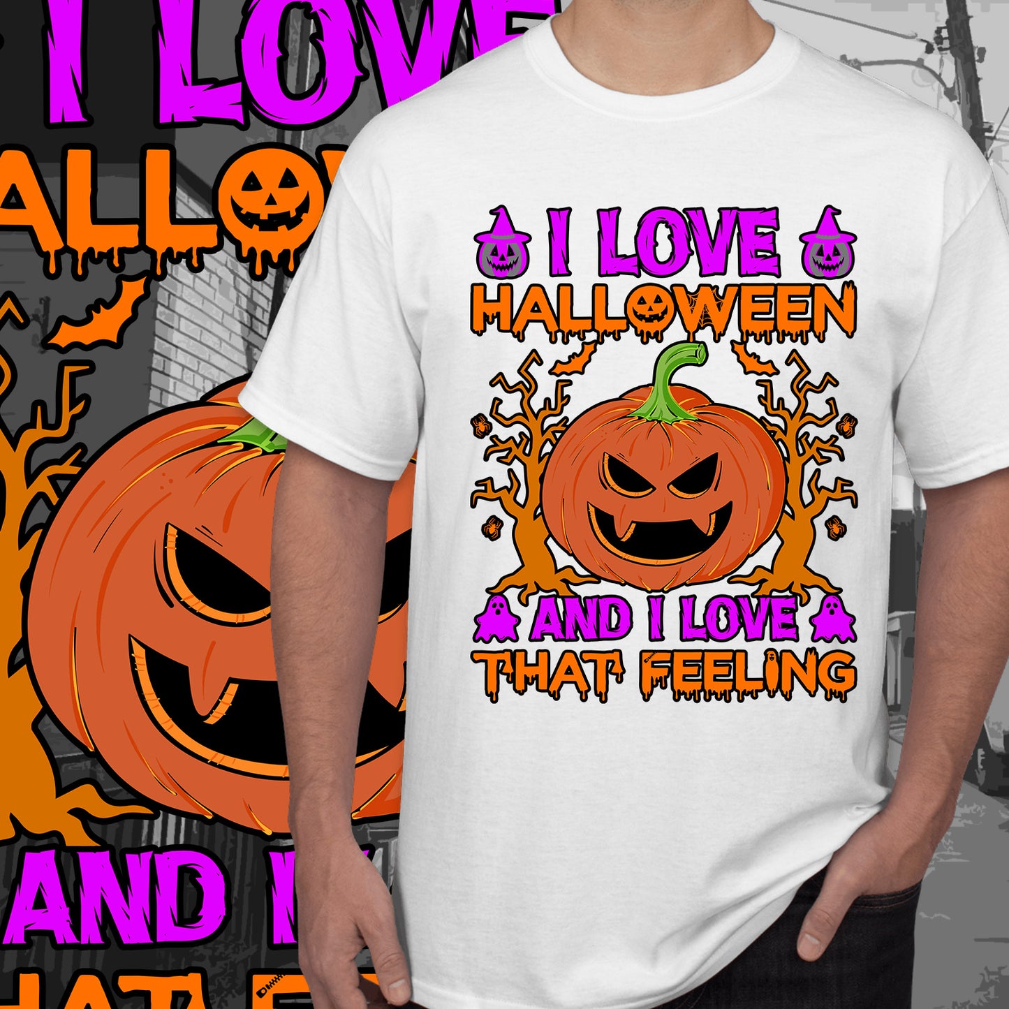 21 Halloween Sublimation T-Shirt Image Bundle