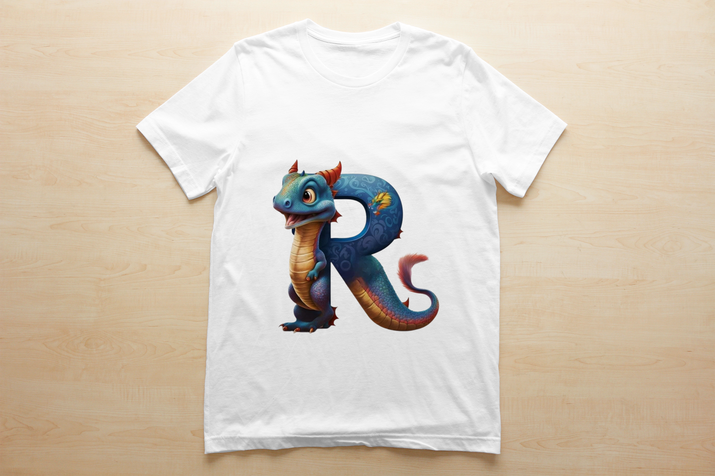 Kids ABC Dragon Images Sublimation/DTF T-Shirt Bundle