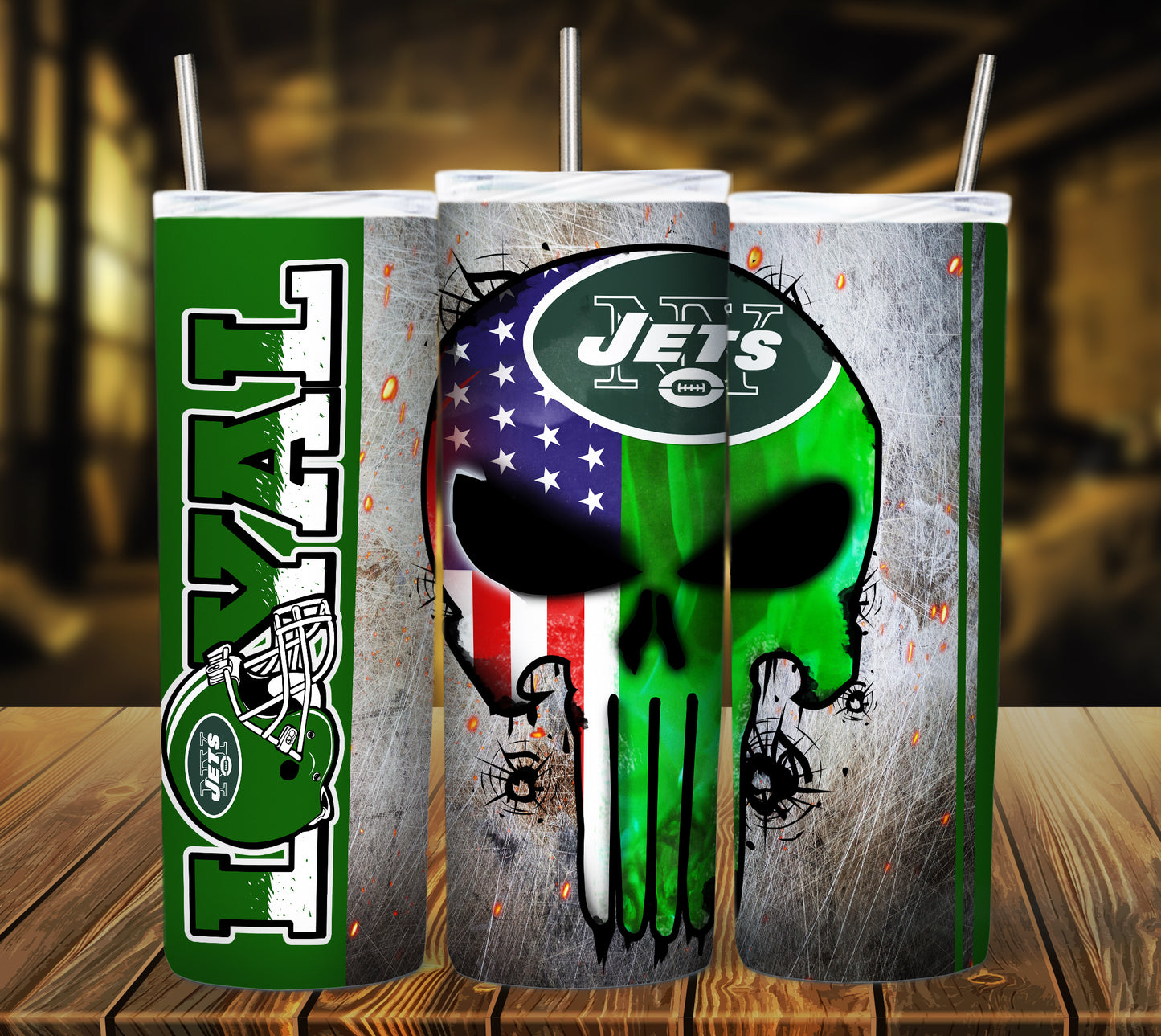 Football 20oz Sublimation Tumbler Image