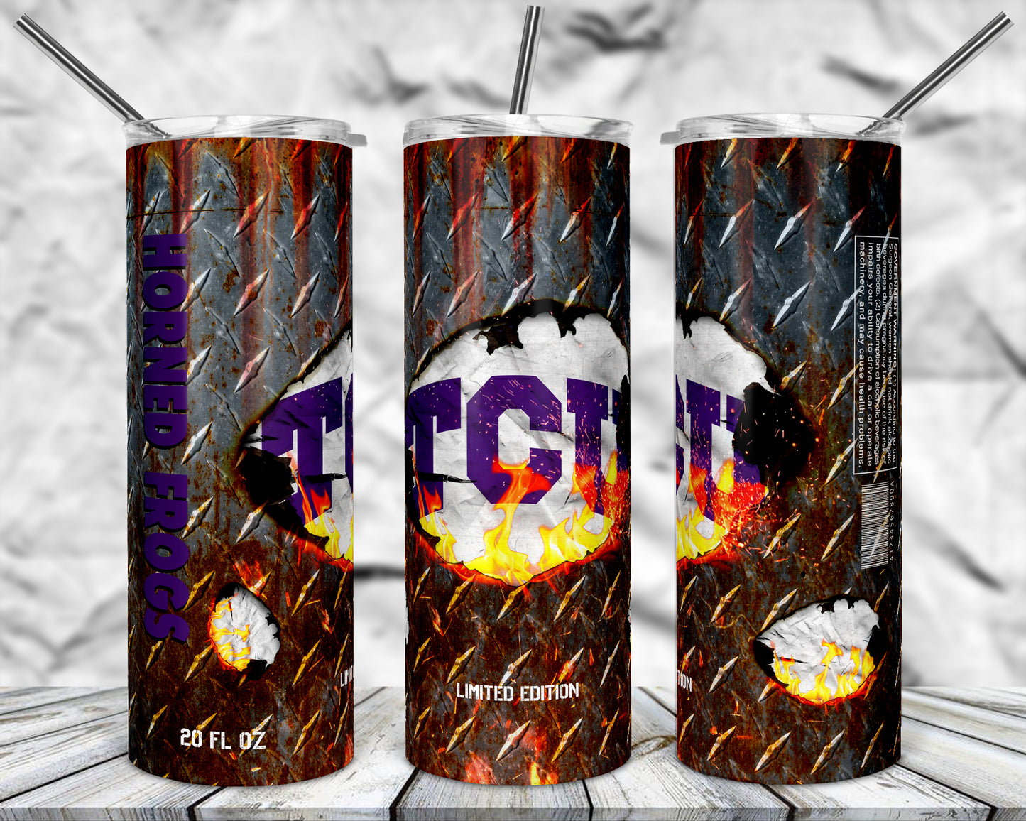 Rust College 20oz Sublimation Tumbler Images Bundle