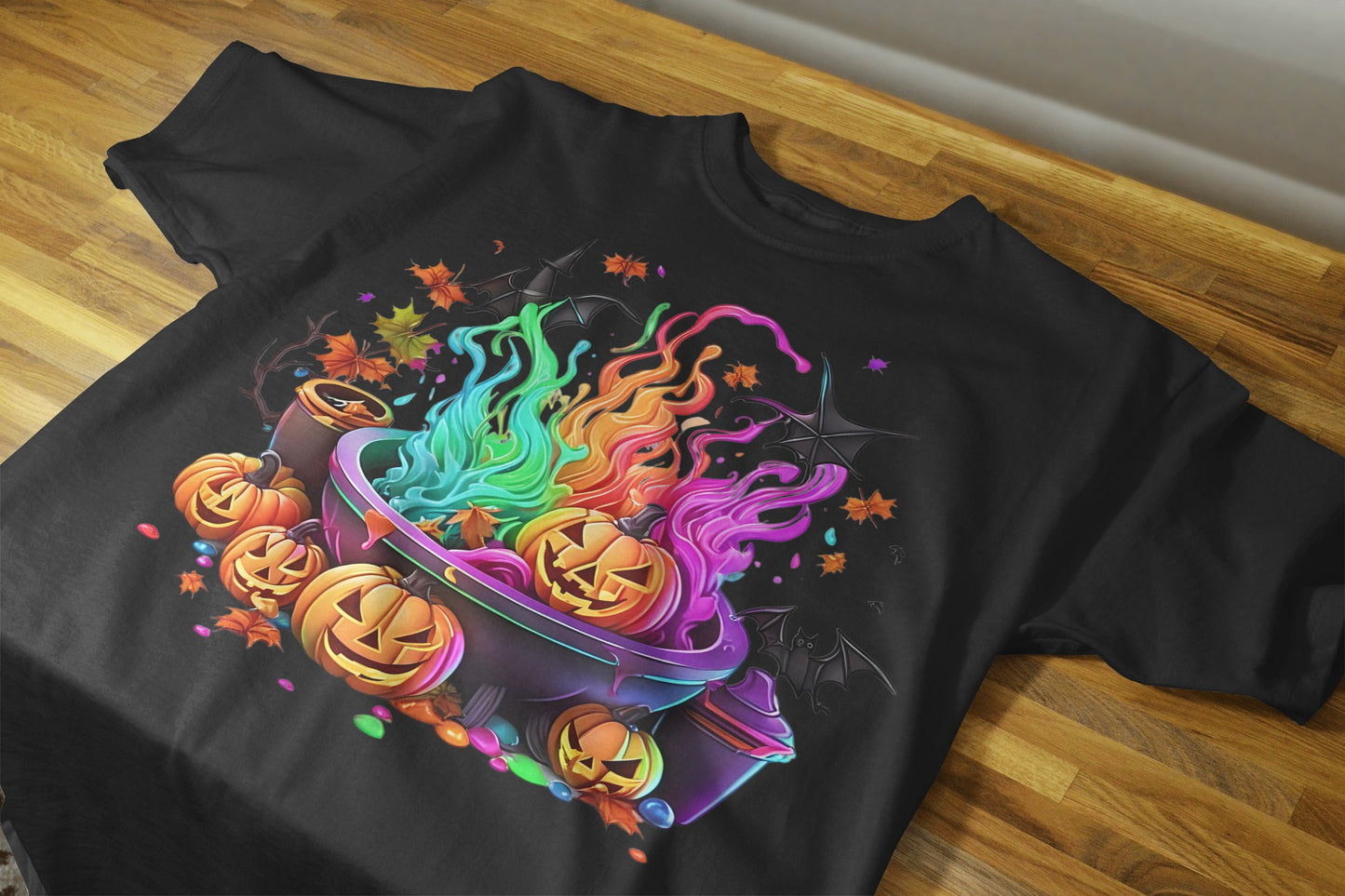 90+ Colorful Halloween Sublimation T-Shirt Images Bundle