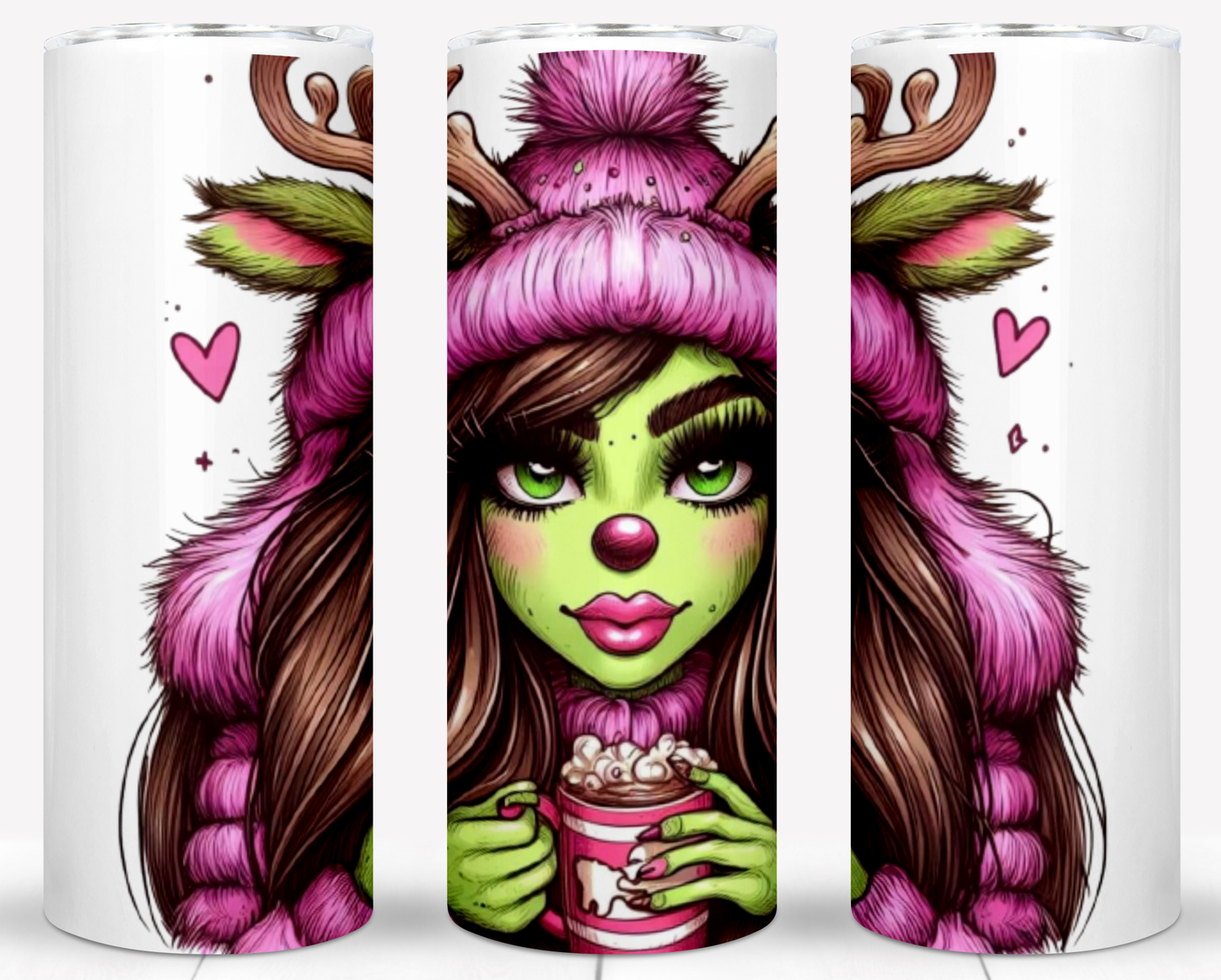 Christmas Baby Grinch Sublimation 20oz Tumbler Images Bundle