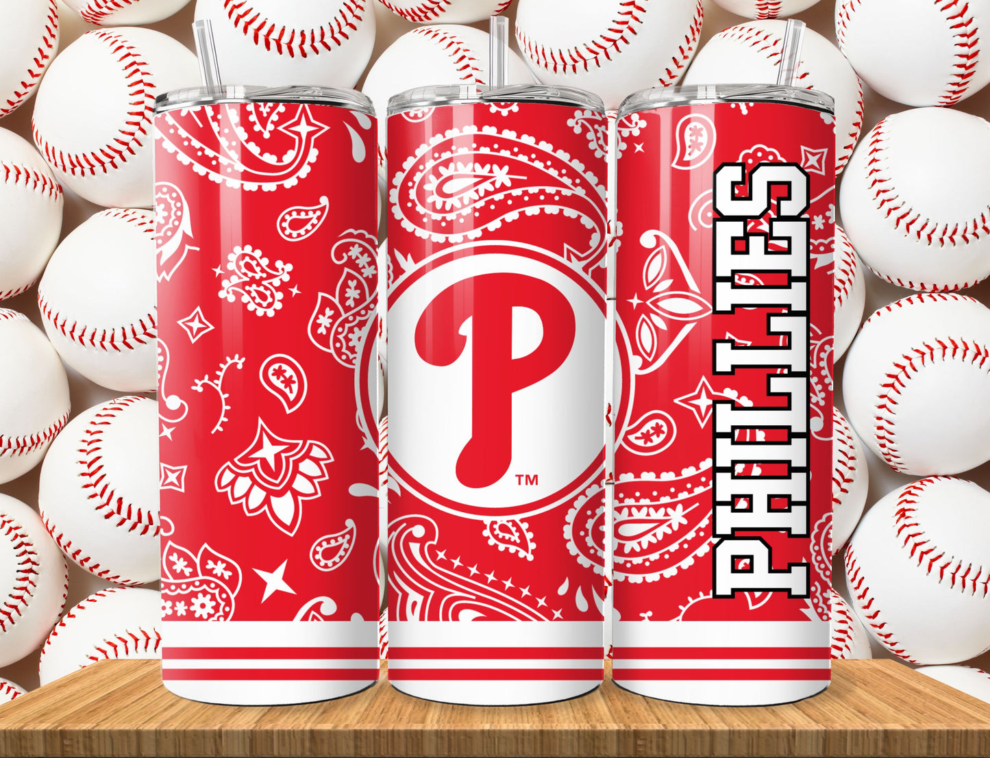 Baseball 20oz Sublimation Tumbler Image