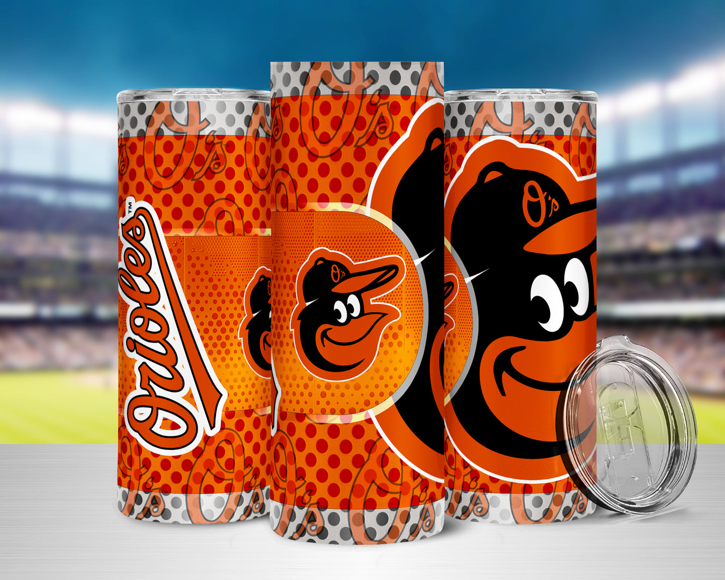 Baseball 20oz Sublimation Tumbler Image