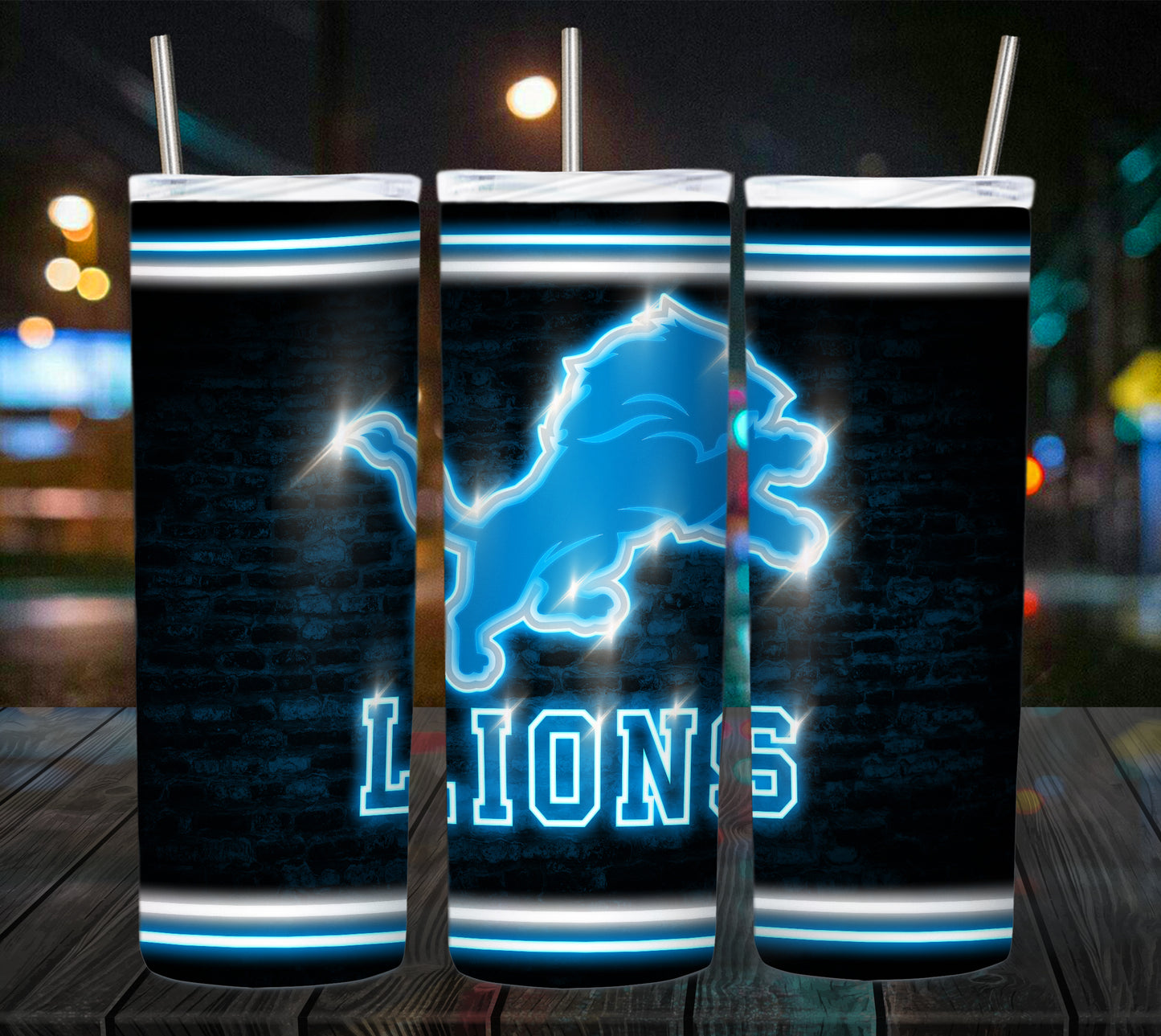 Football 20oz Sublimation Tumbler Image