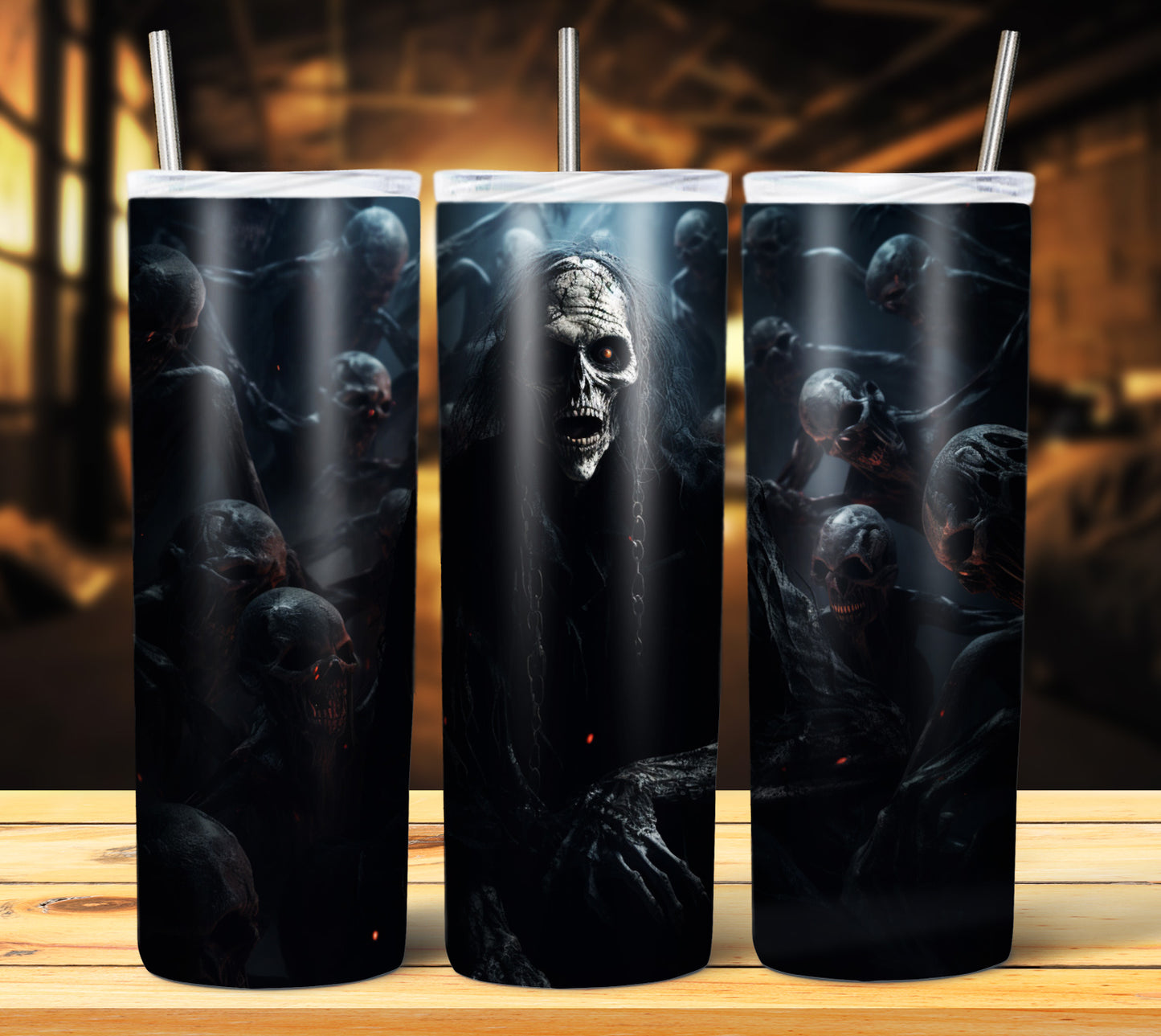 25 Creepy Halloween Sublimation 20oz Images Bundle