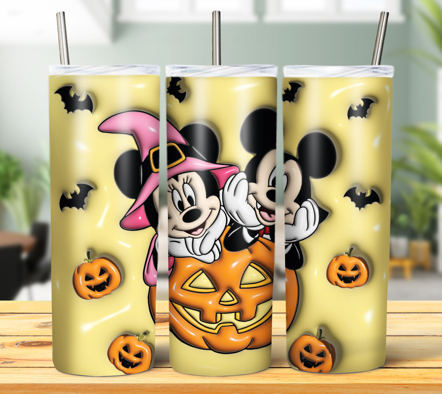 20+ 3D Inflate Halloween Sublimation 20oz Images Bundle