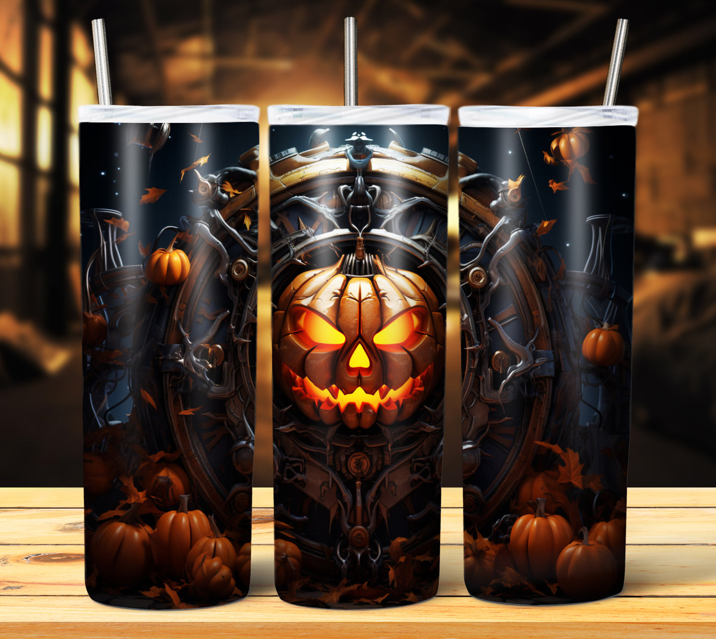 40 SteamPunk Halloween Sublimation 20oz Images Bundle