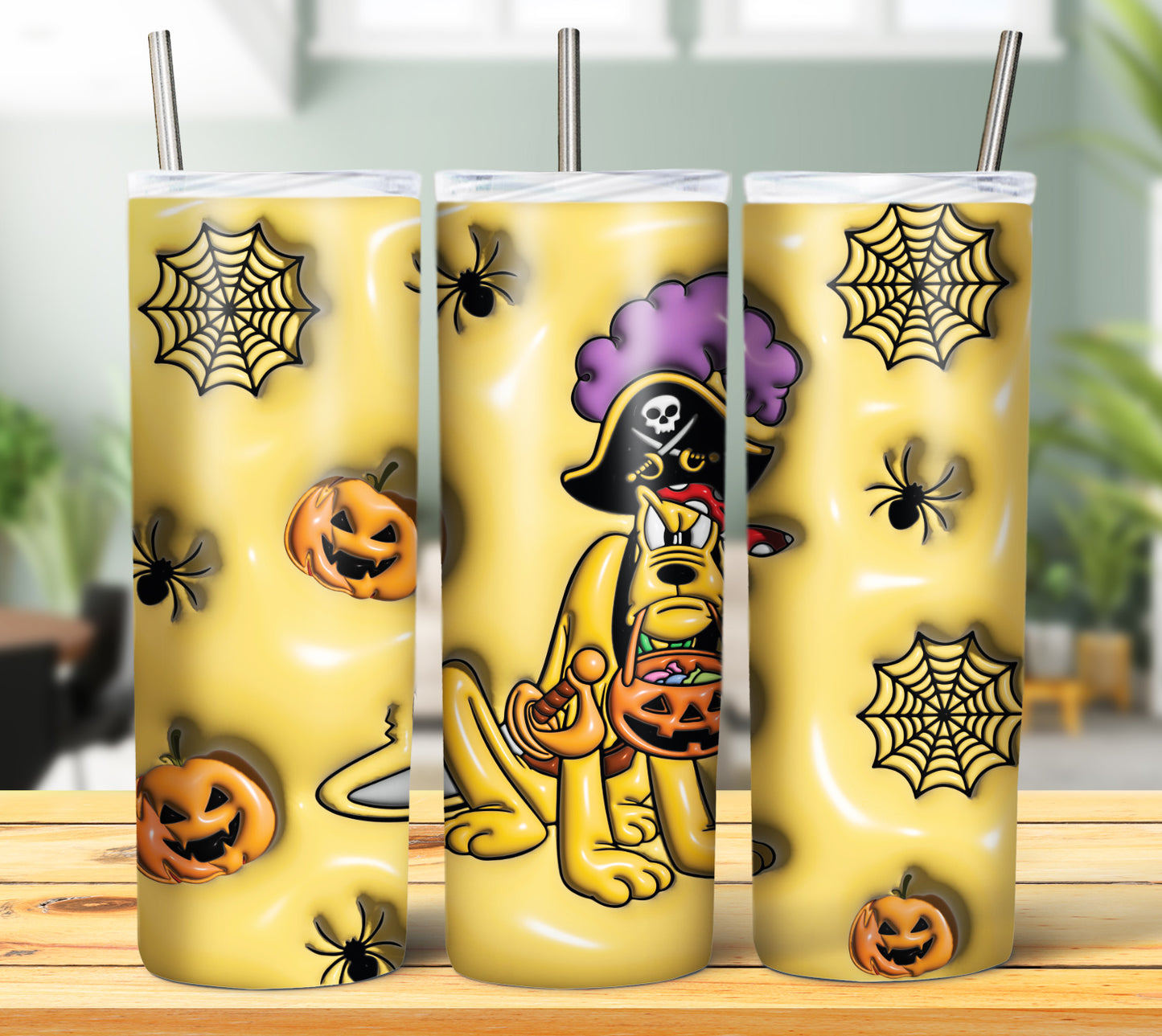 20+ 3D Inflate Halloween Sublimation 20oz Images Bundle