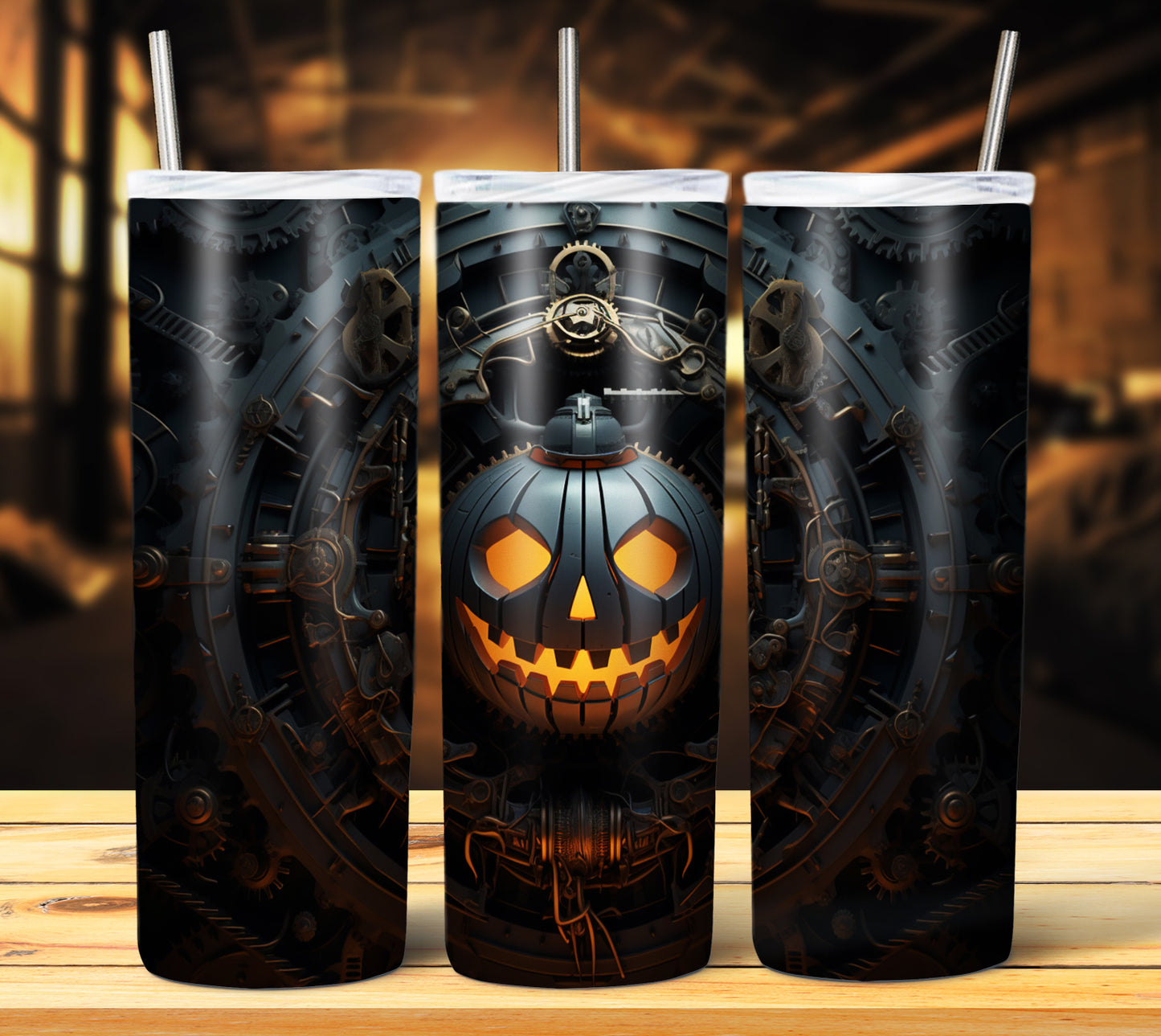 40 SteamPunk Halloween Sublimation 20oz Images Bundle