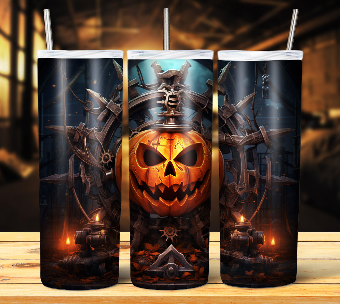 40 SteamPunk Halloween Sublimation 20oz Images Bundle