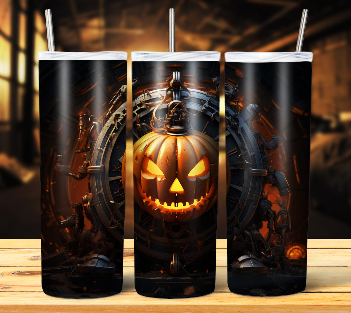 40 SteamPunk Halloween Sublimation 20oz Images Bundle