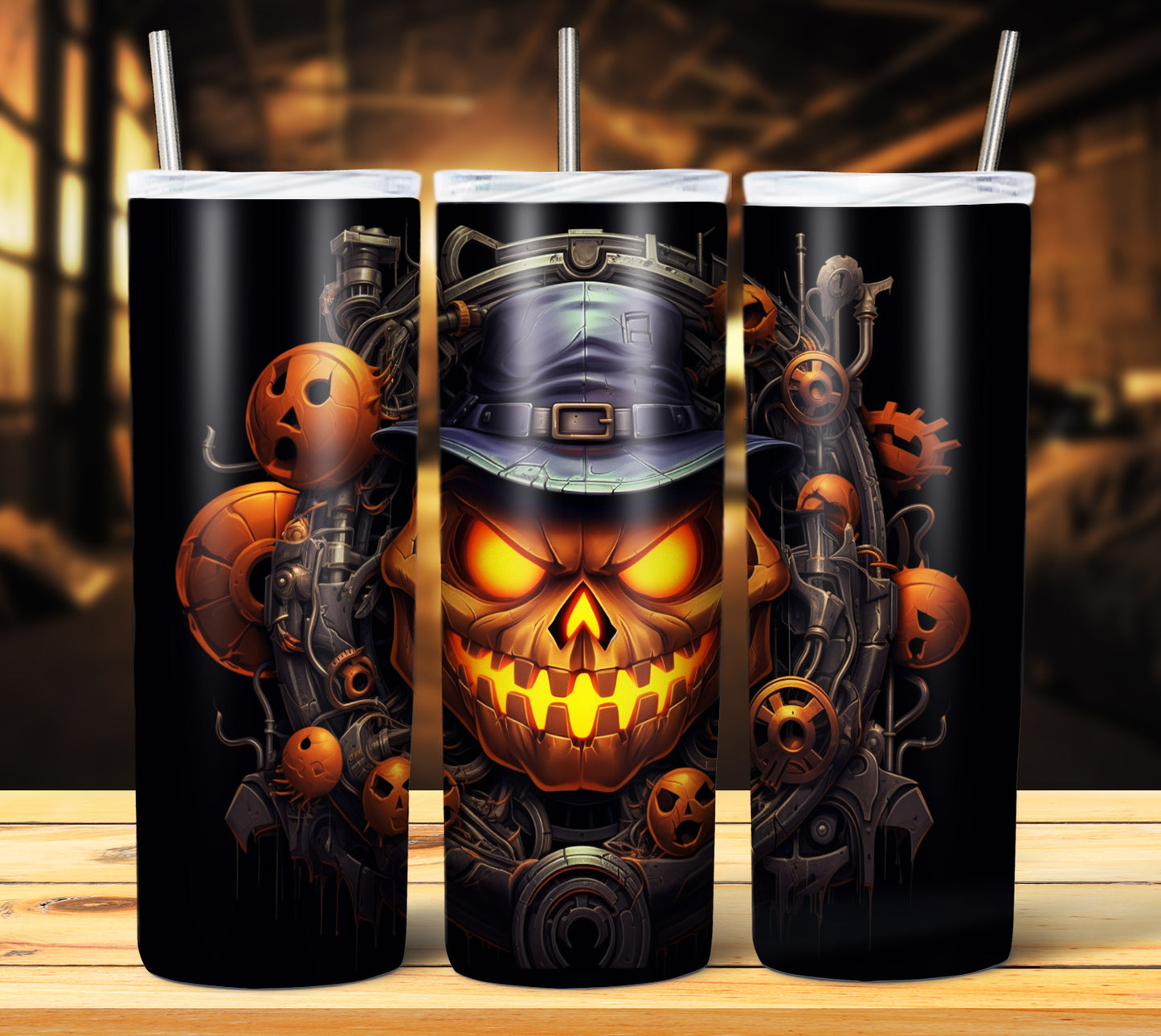 40 SteamPunk Halloween Sublimation 20oz Images Bundle