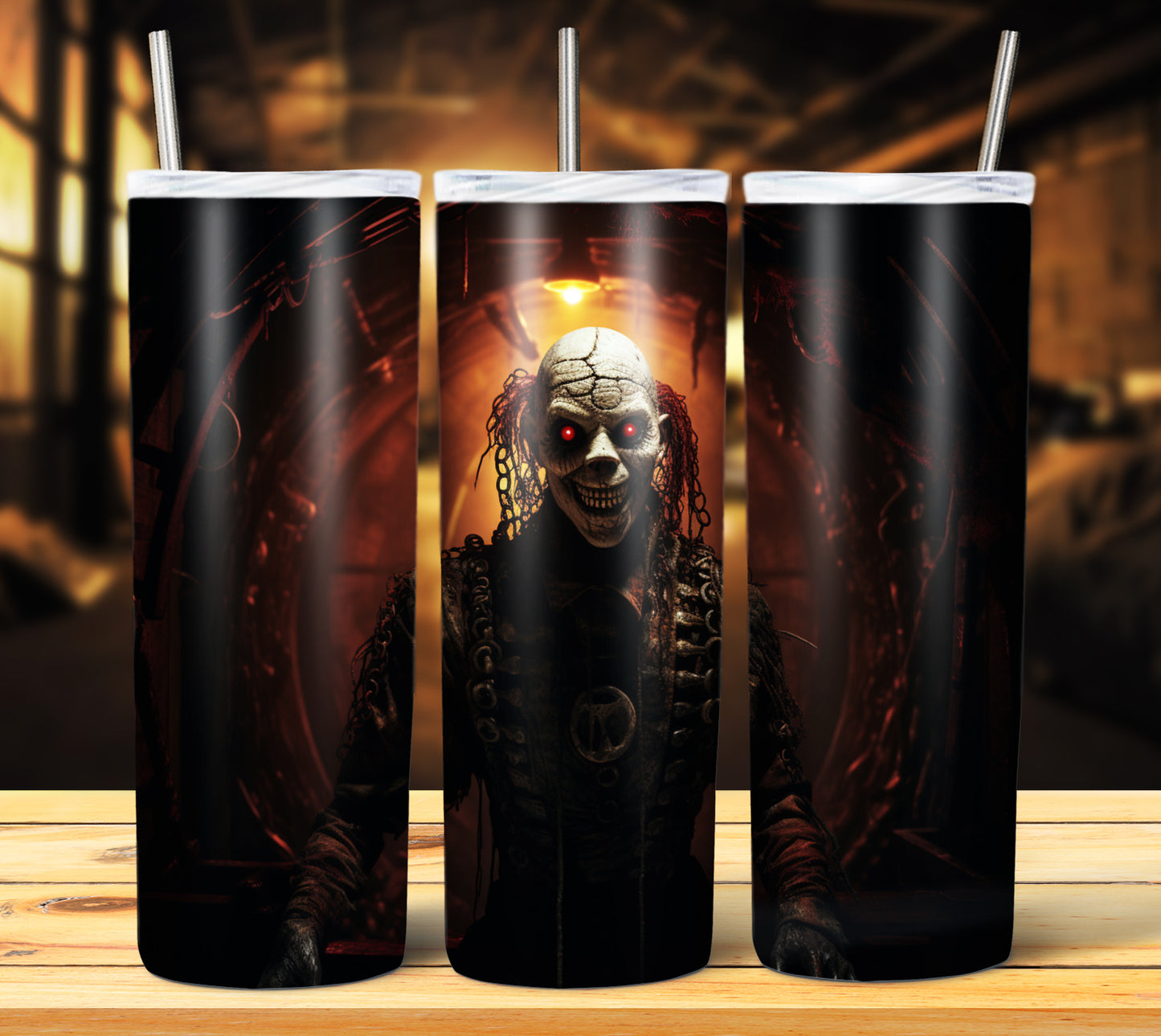 25 Creepy Halloween Sublimation 20oz Images Bundle