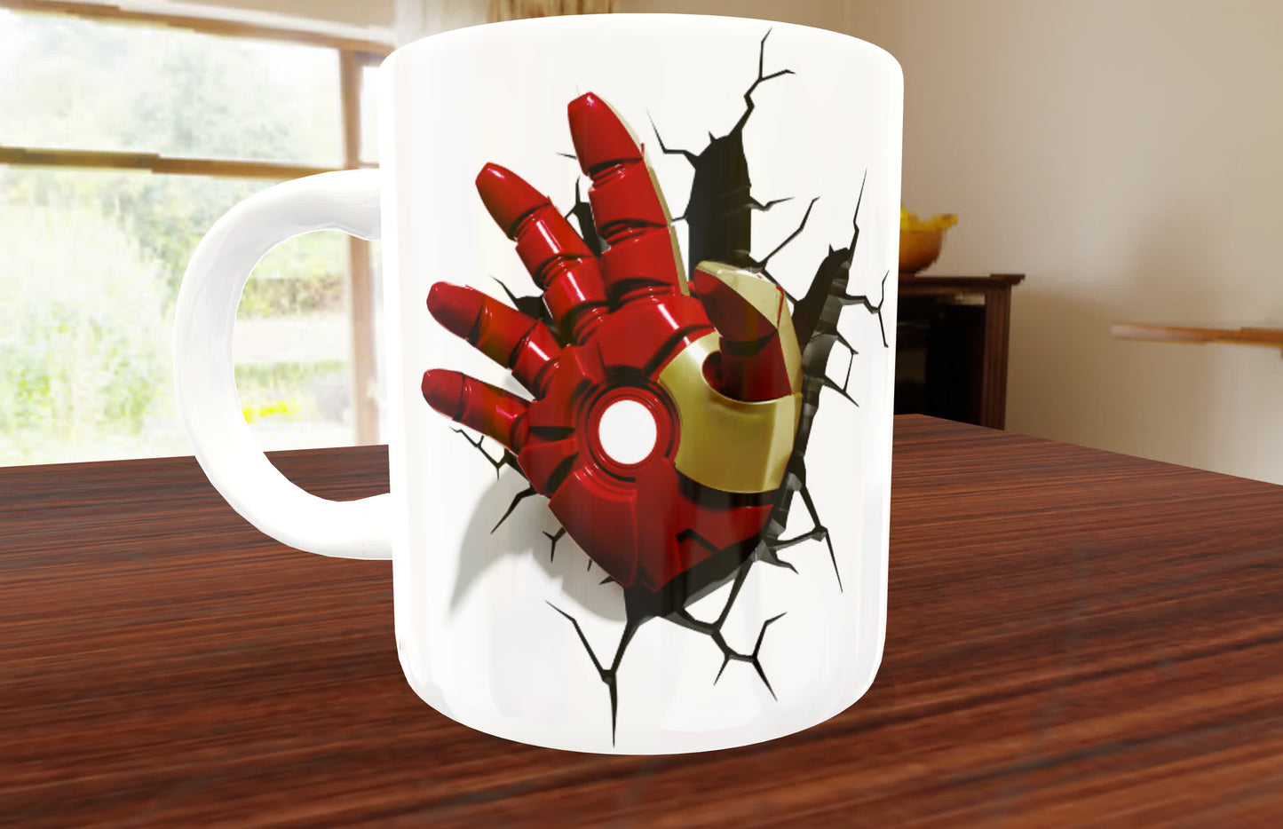 3D Superhero Mug Sublimation Images Bundle 11/15oz