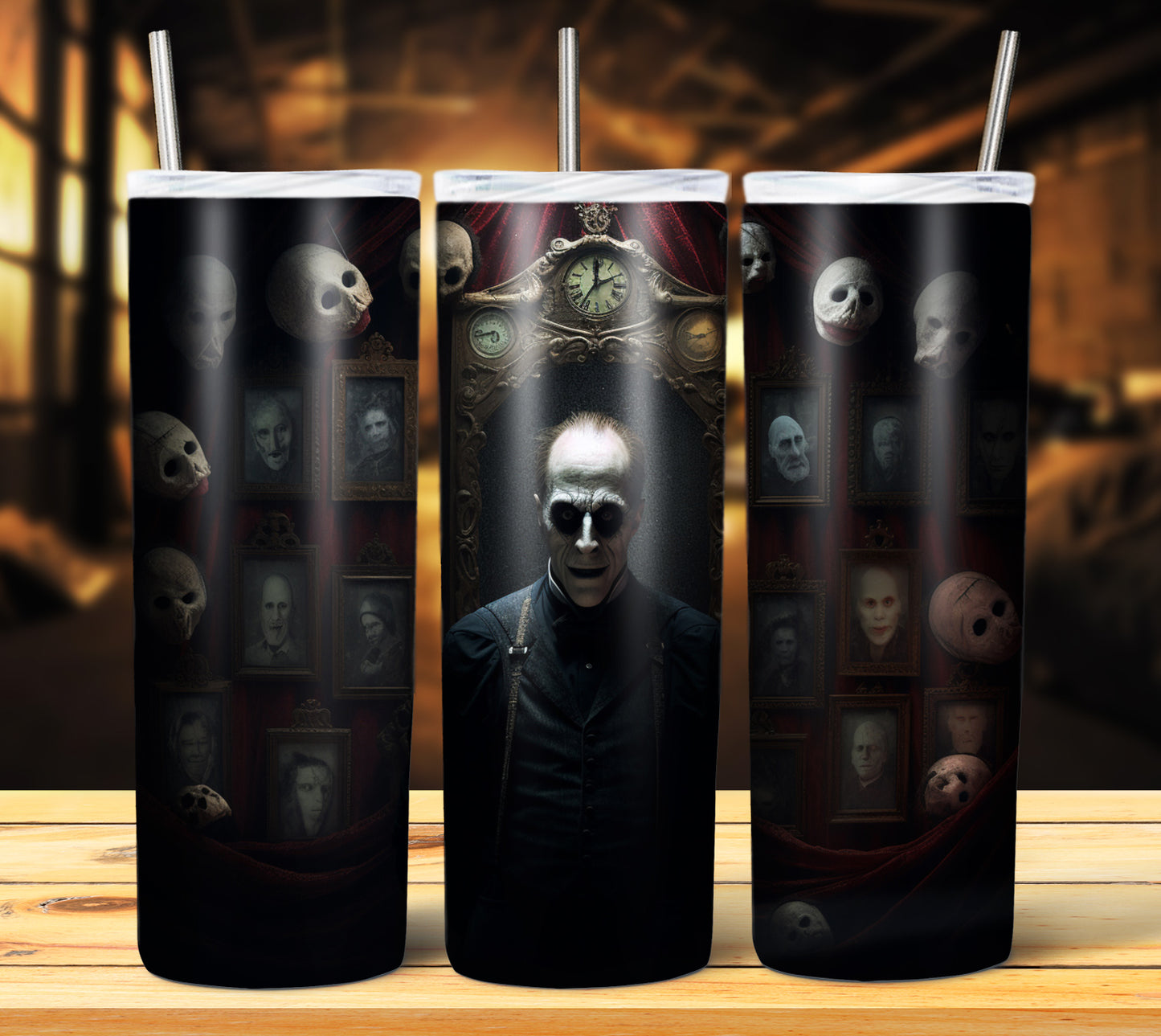 25 Creepy Halloween Sublimation 20oz Images Bundle