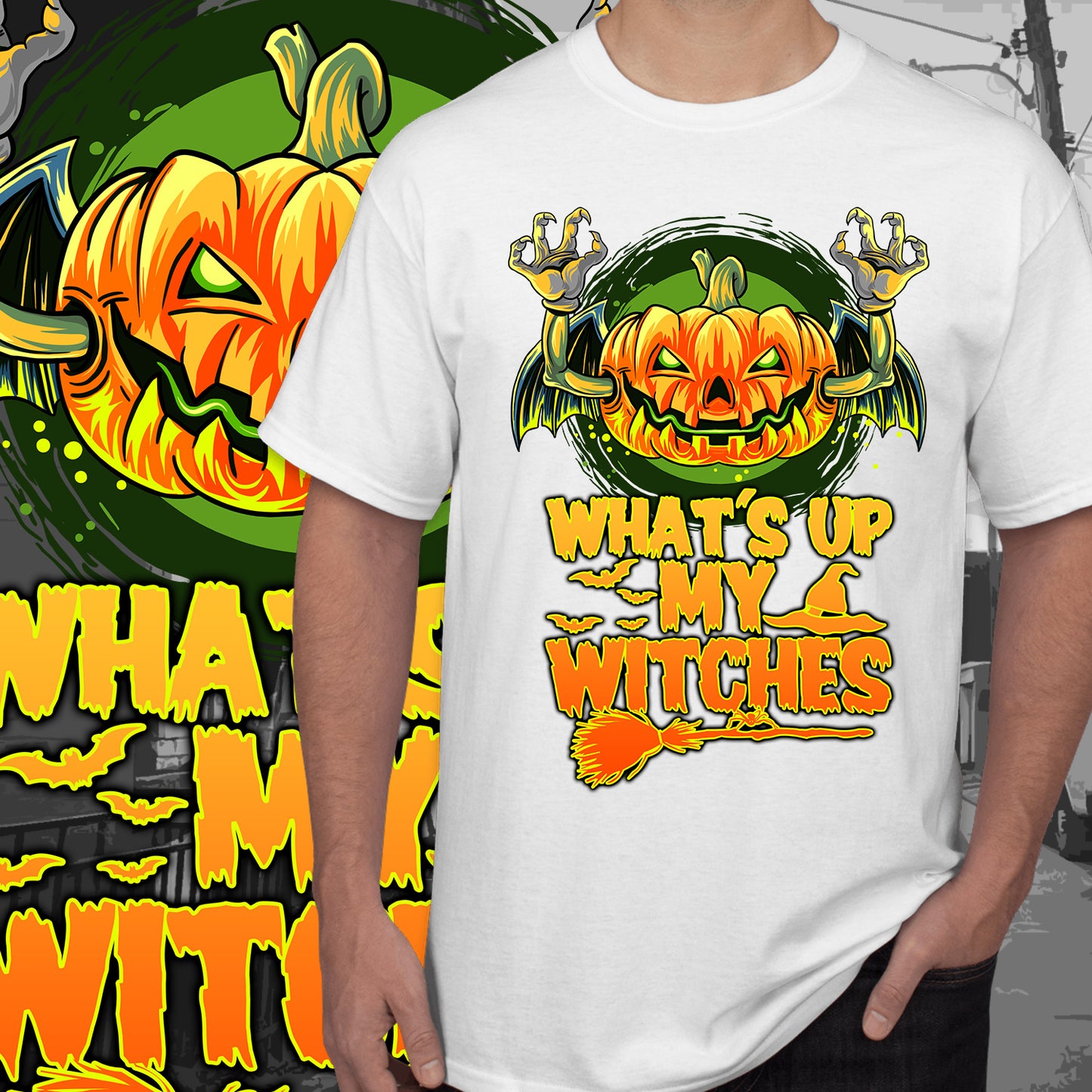 21 Halloween Sublimation T-Shirt Image Bundle