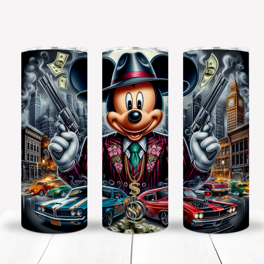 Mouse Gangster 20oz Sublimation Tumbler Image