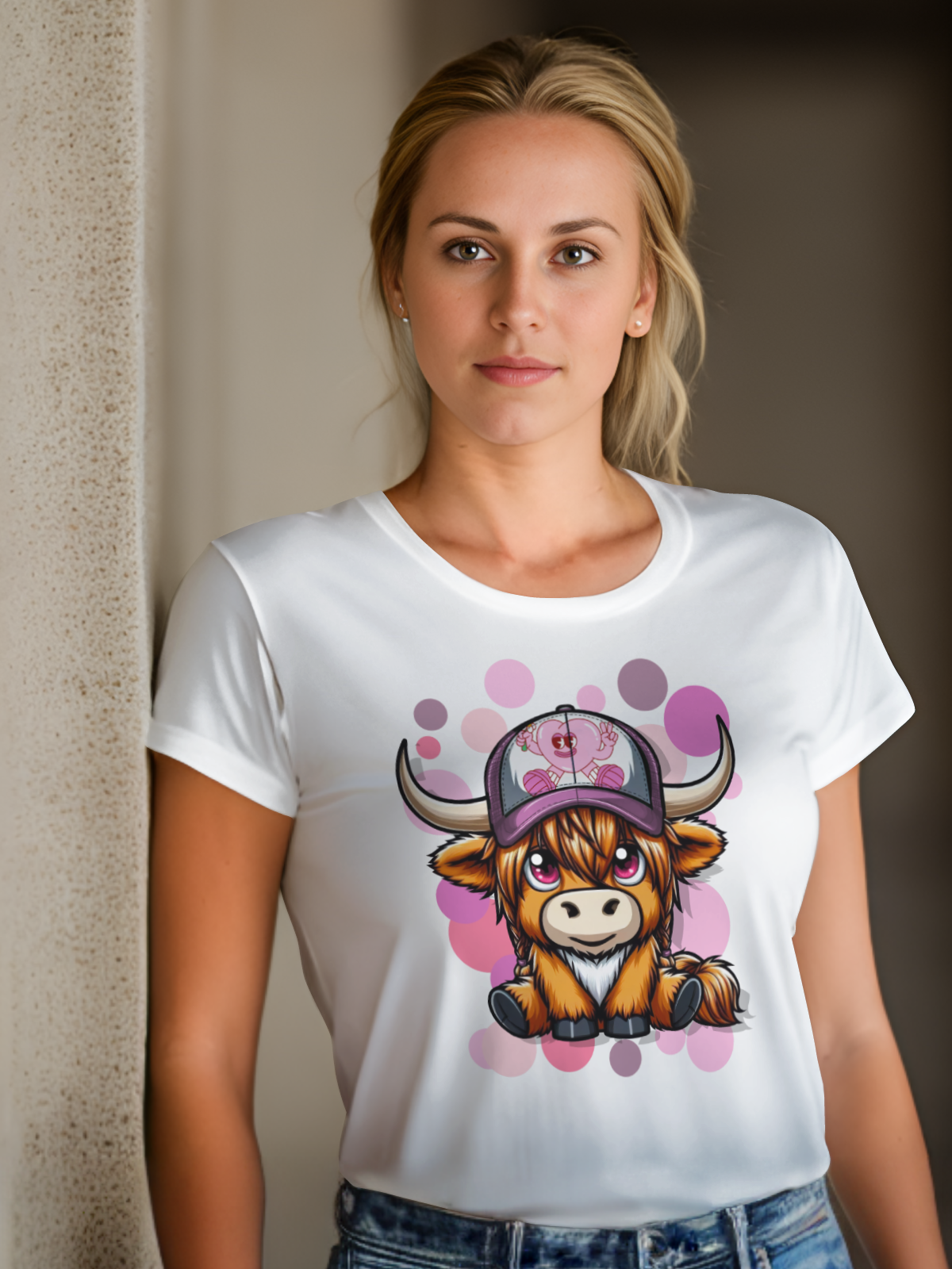 Assorted Highland Cow Sublimation T-Shirt Images Bundle