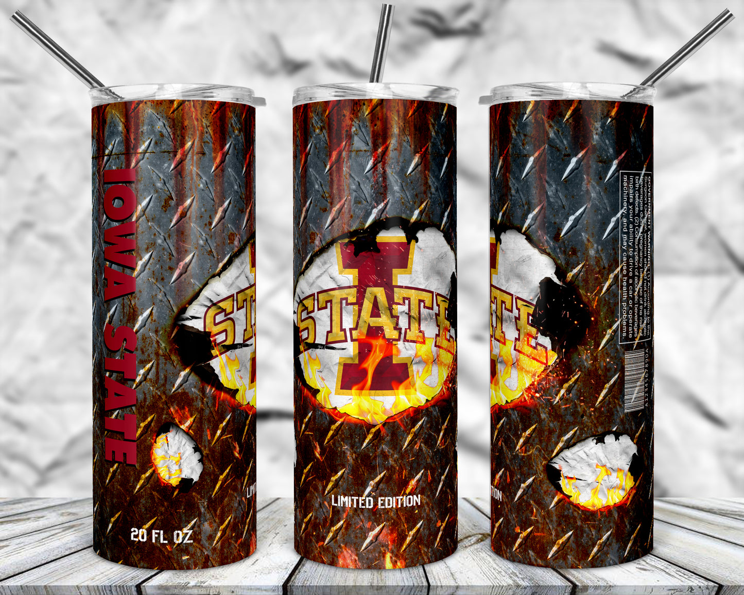 Rust College 20oz Sublimation Tumbler Images Bundle