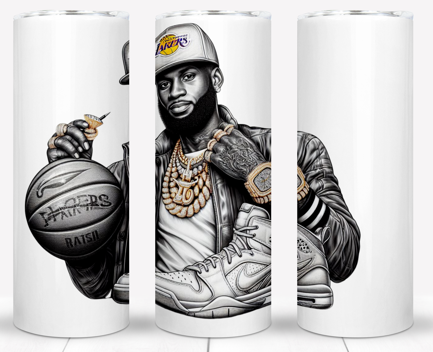 Lebron/Jordan Sublimation 20oz Tumbler Images Bundle