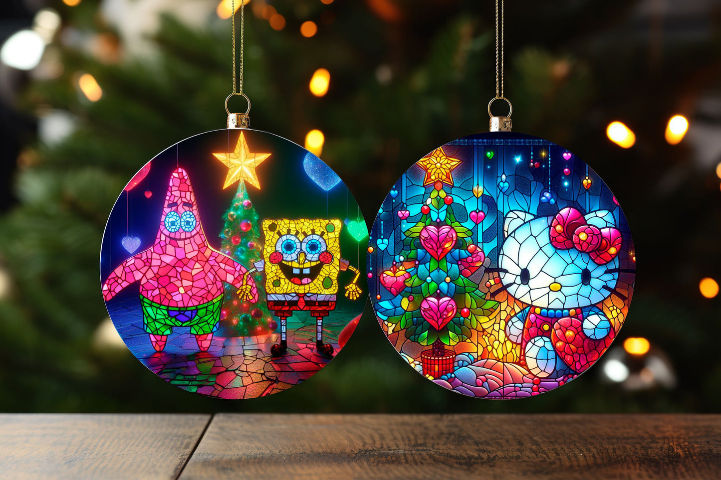 100+ Christmas Sublimation Ornament/Car Coaster Images Bundle