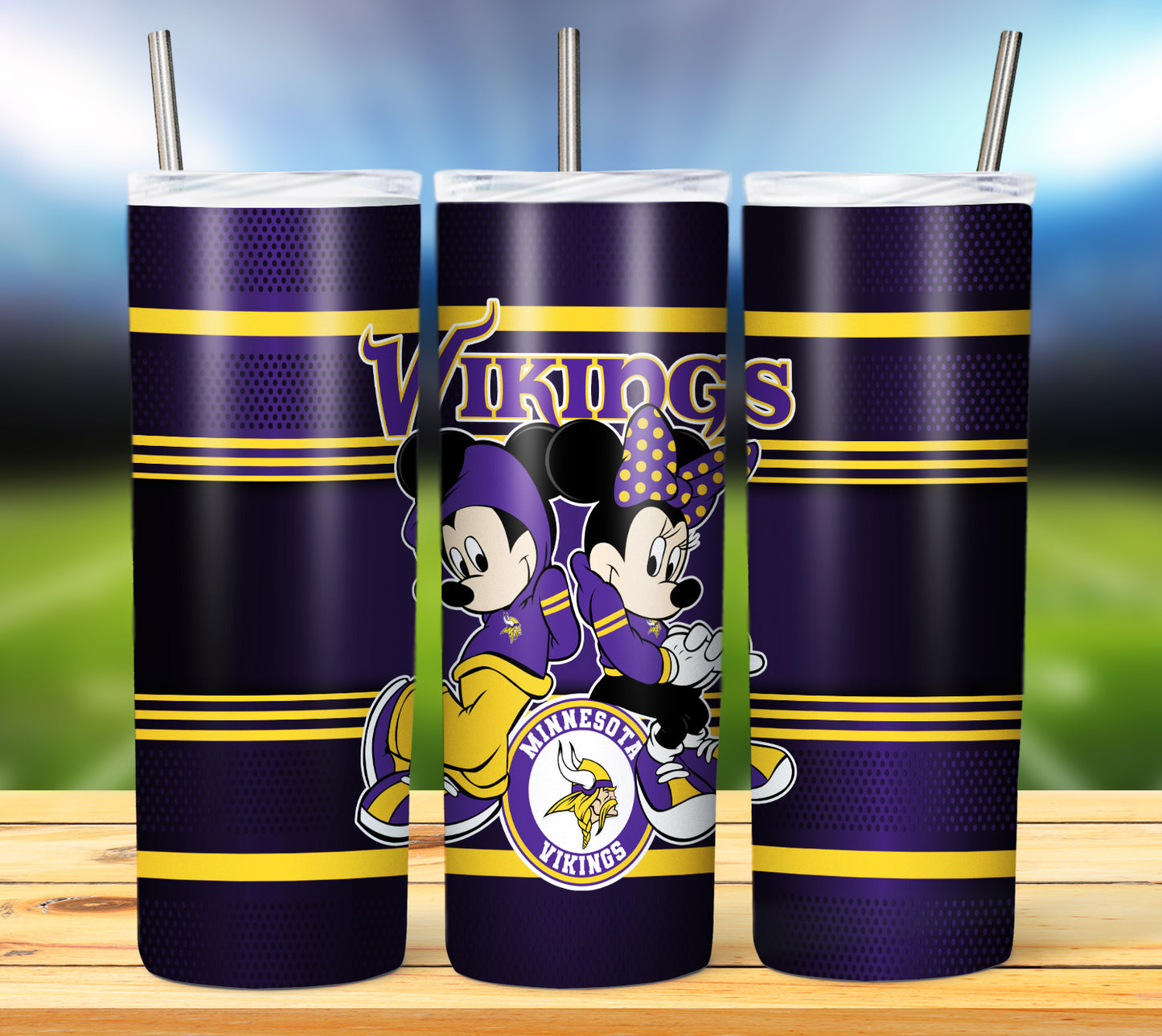 Football 20oz Sublimation Tumbler Image