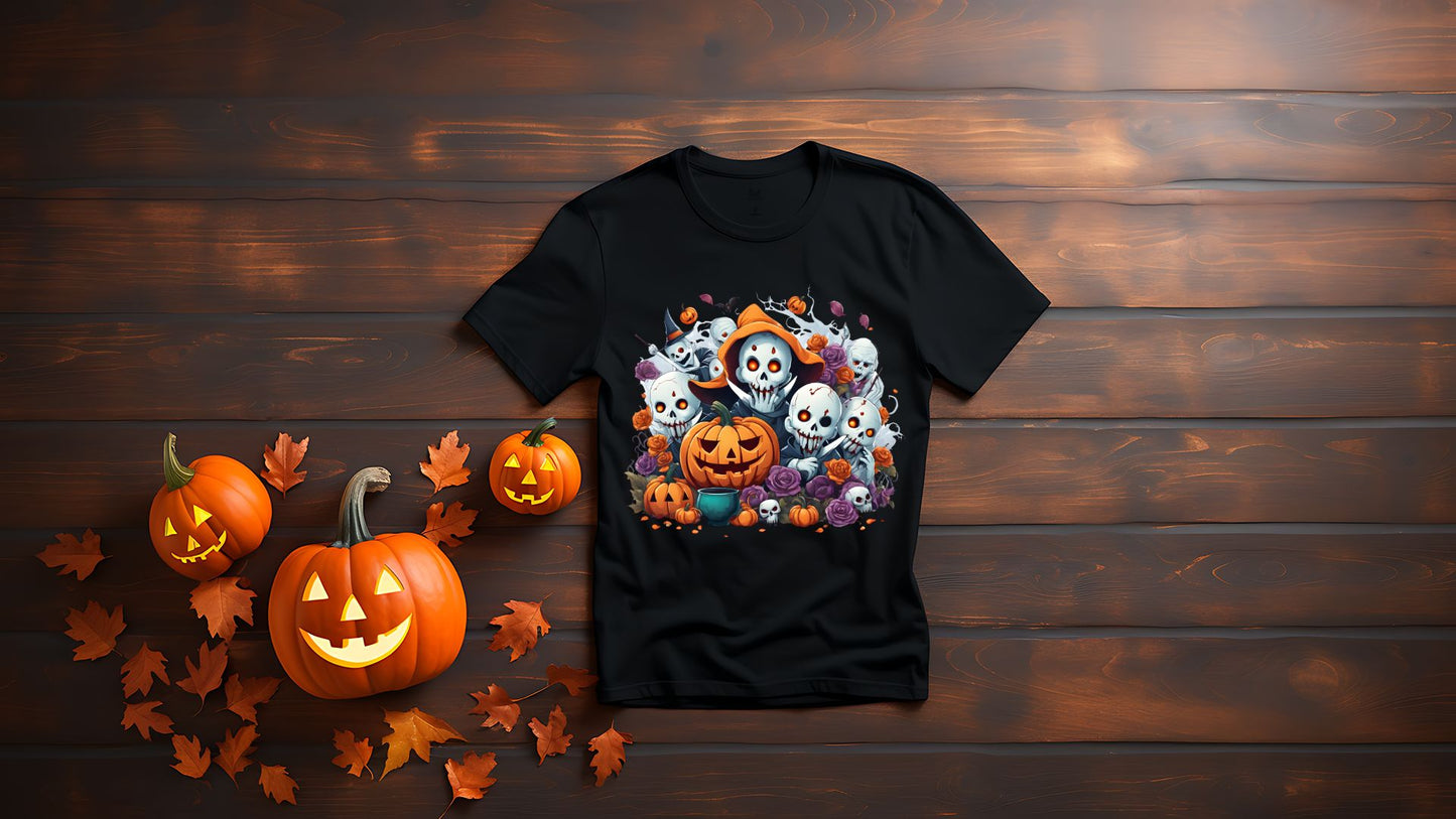 22 Cute Halloween Sublimation T-Shirt Image Bundle