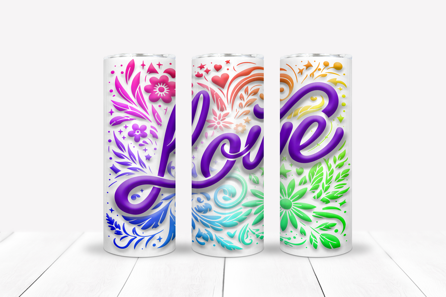 Love 20oz Sublimation Tumbler Image Bundle