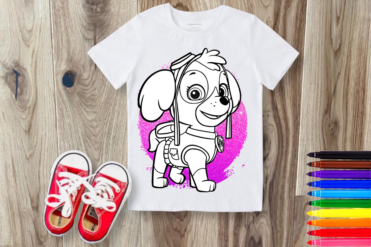 Coloring Cartoon Sublimation/DTF T-Shirt Images Bundle