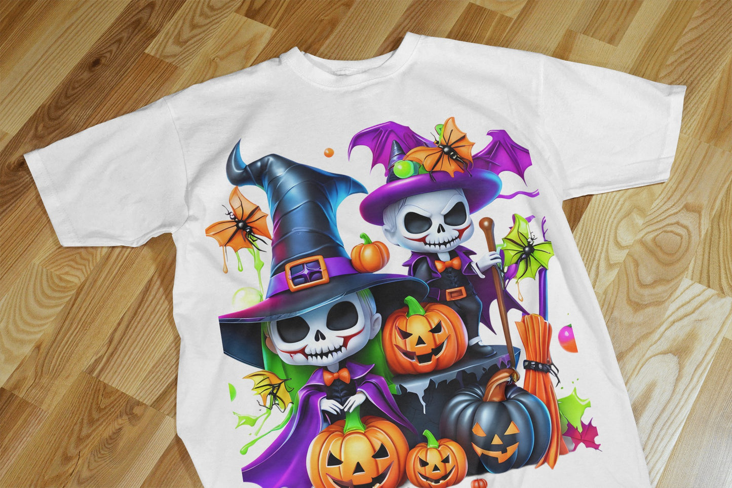 90+ Colorful Halloween Sublimation T-Shirt Images Bundle