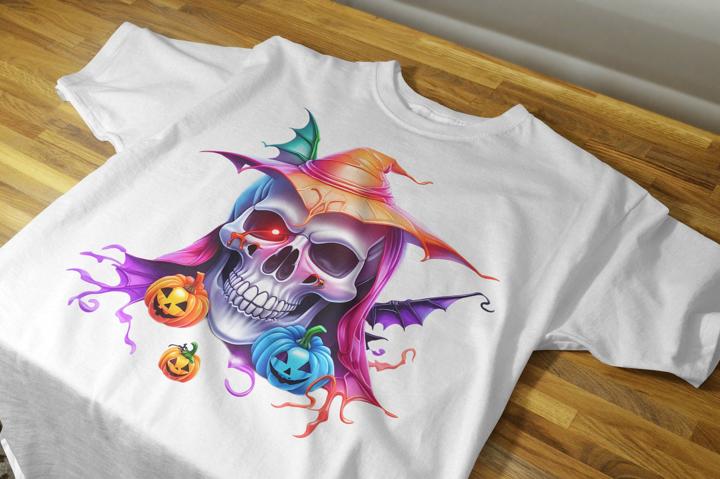 90+ Colorful Halloween Sublimation T-Shirt Images Bundle