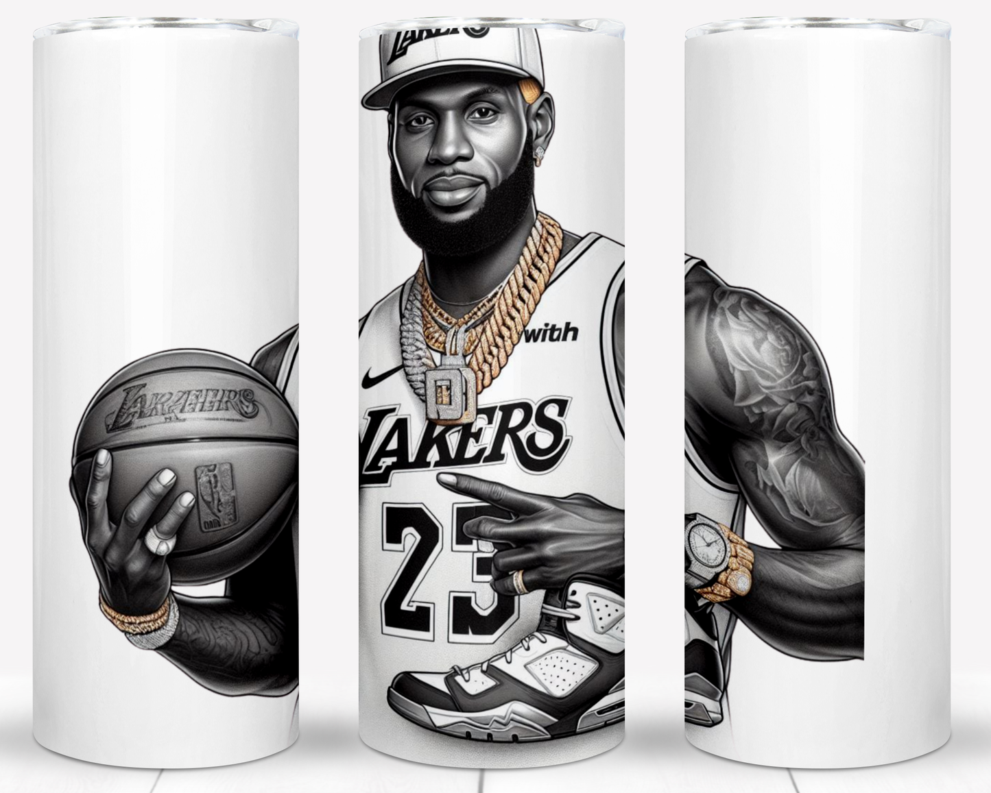 Lebron/Jordan Sublimation 20oz Tumbler Images Bundle