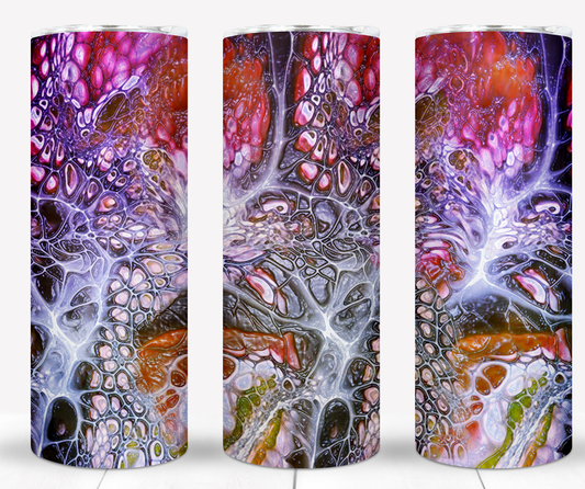 Abstract Sublimation 20oz Tumbler Image